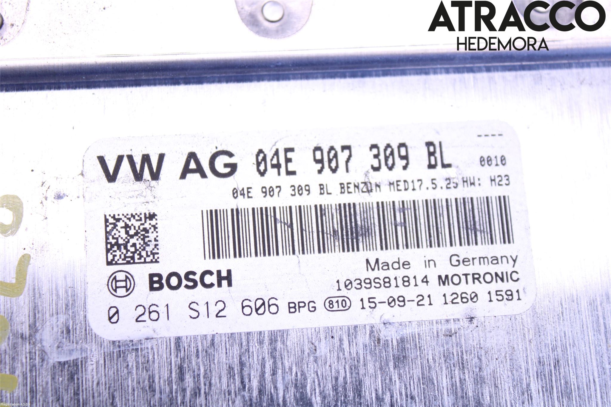 Volkswagen VW GOLF / E-GOLF VII 13-20 Styrenhet Insprut Bensin