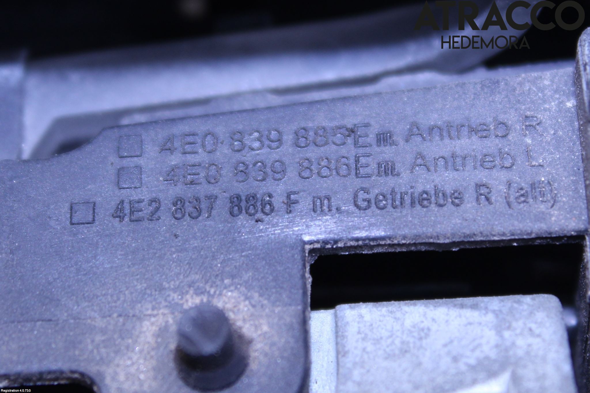 Audi A8/S8 4E  02-09 Dörrhandtag Yttre Hö