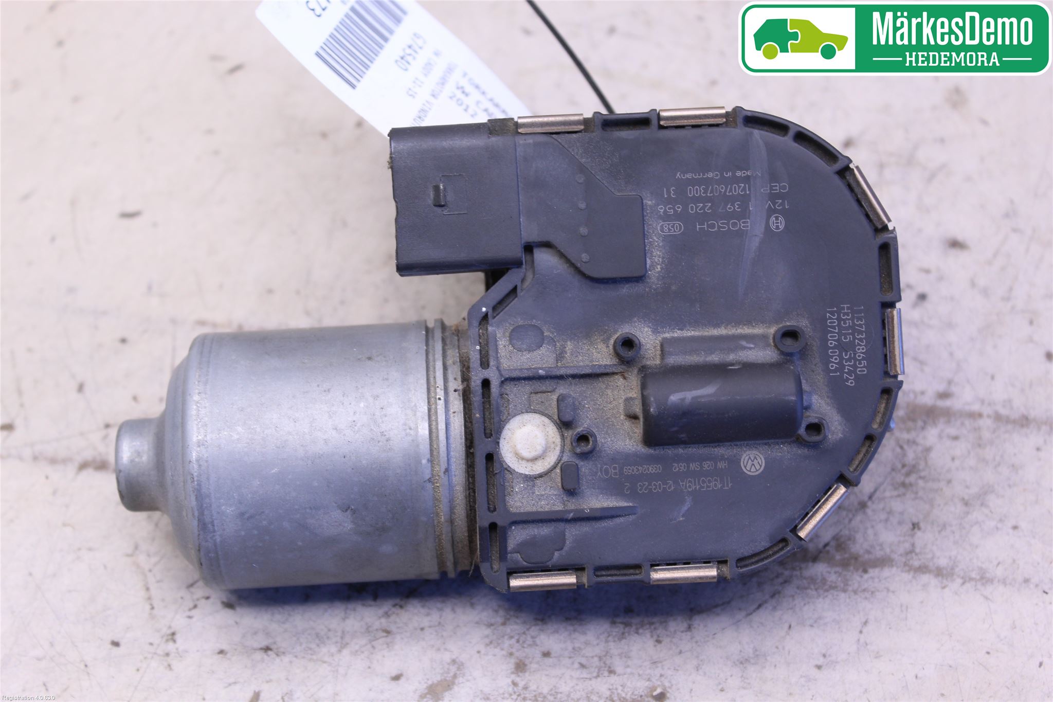 Volkswagen VW CADDY 11-15 Torkarmotor Vindruta