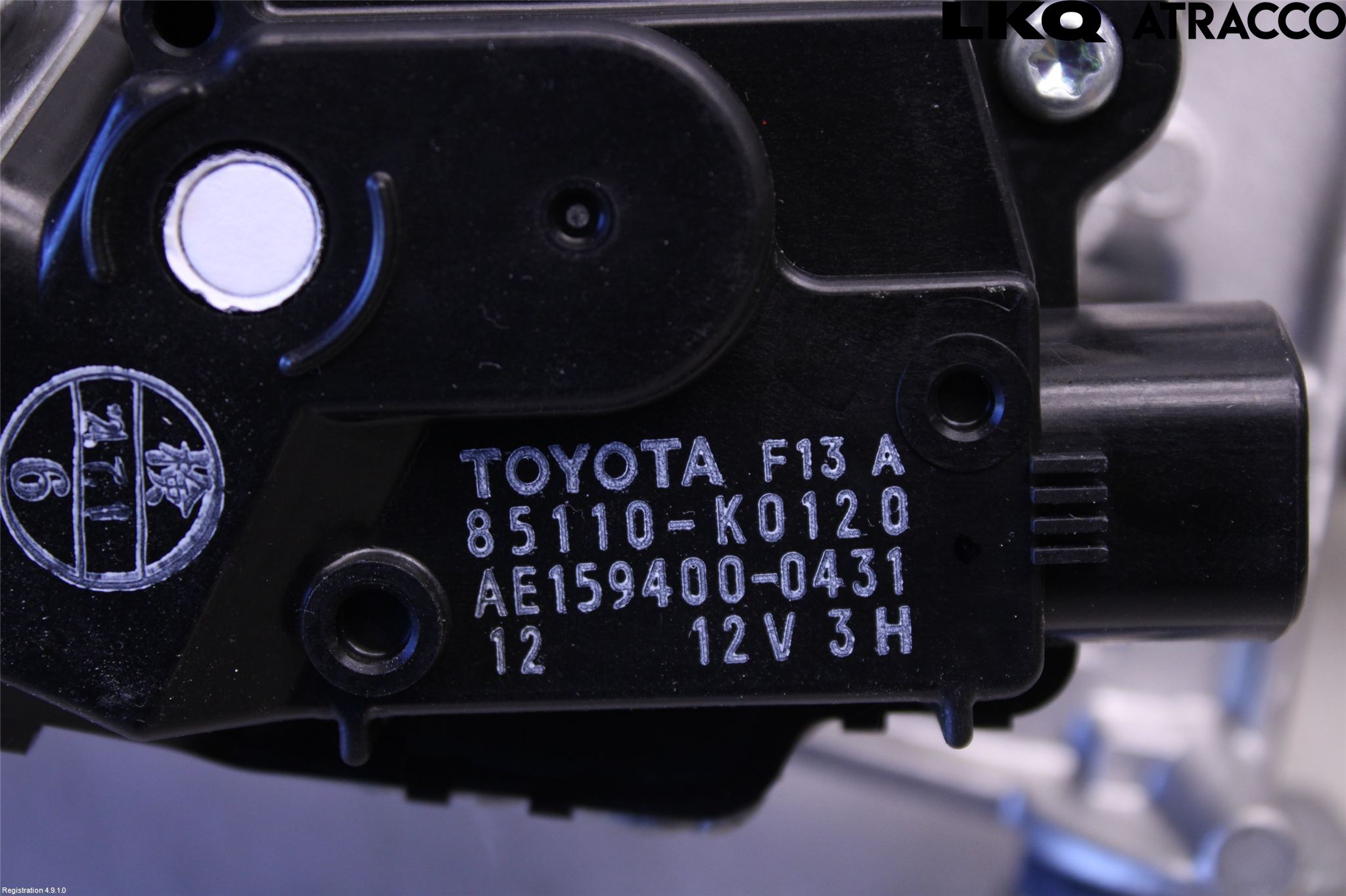 Toyota YARIS XP21 20- Torkarmotor Vindruta