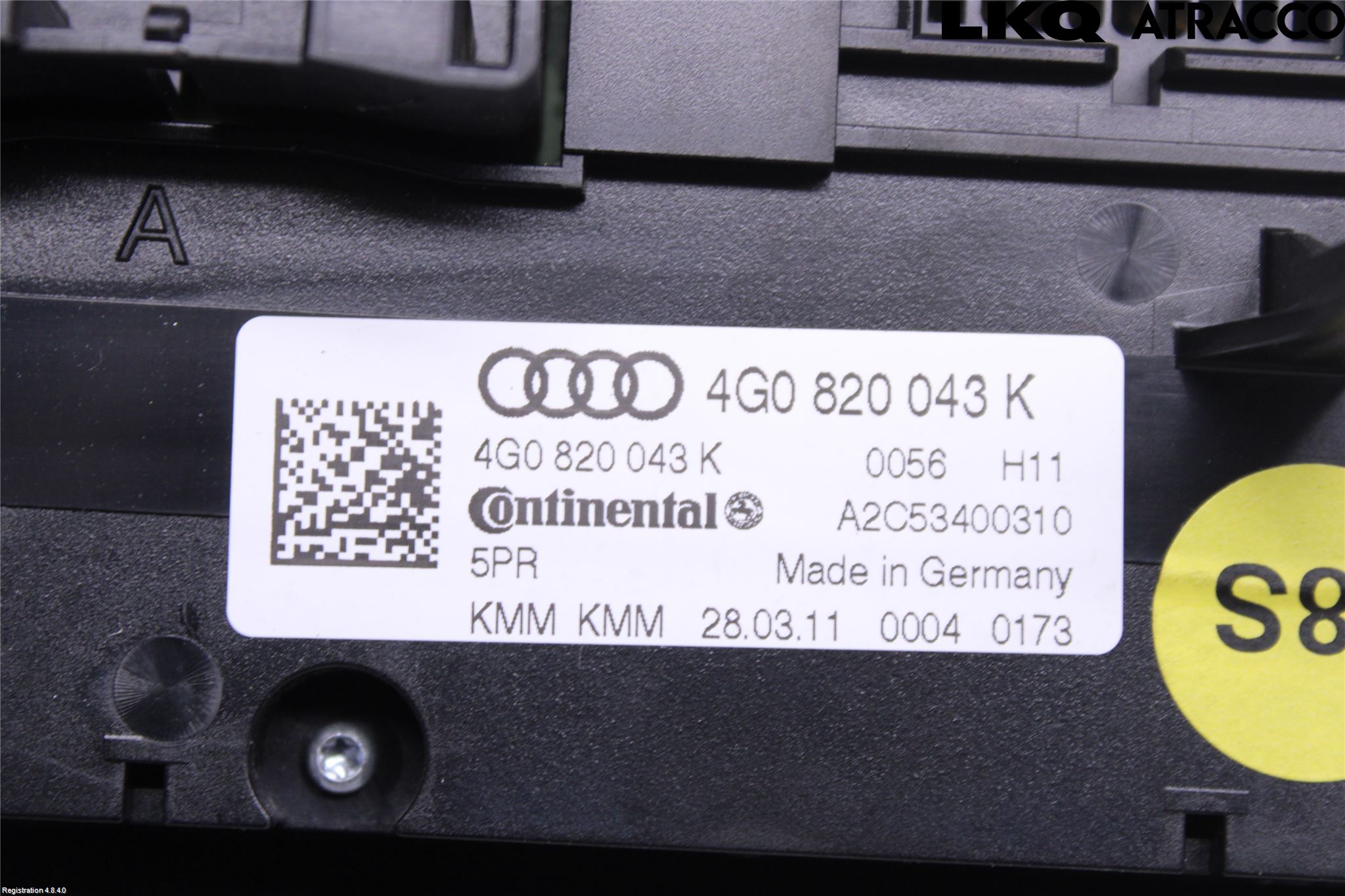 Audi A6/S6 4G 11-18 Ac Styrenhet Ac Manöveren