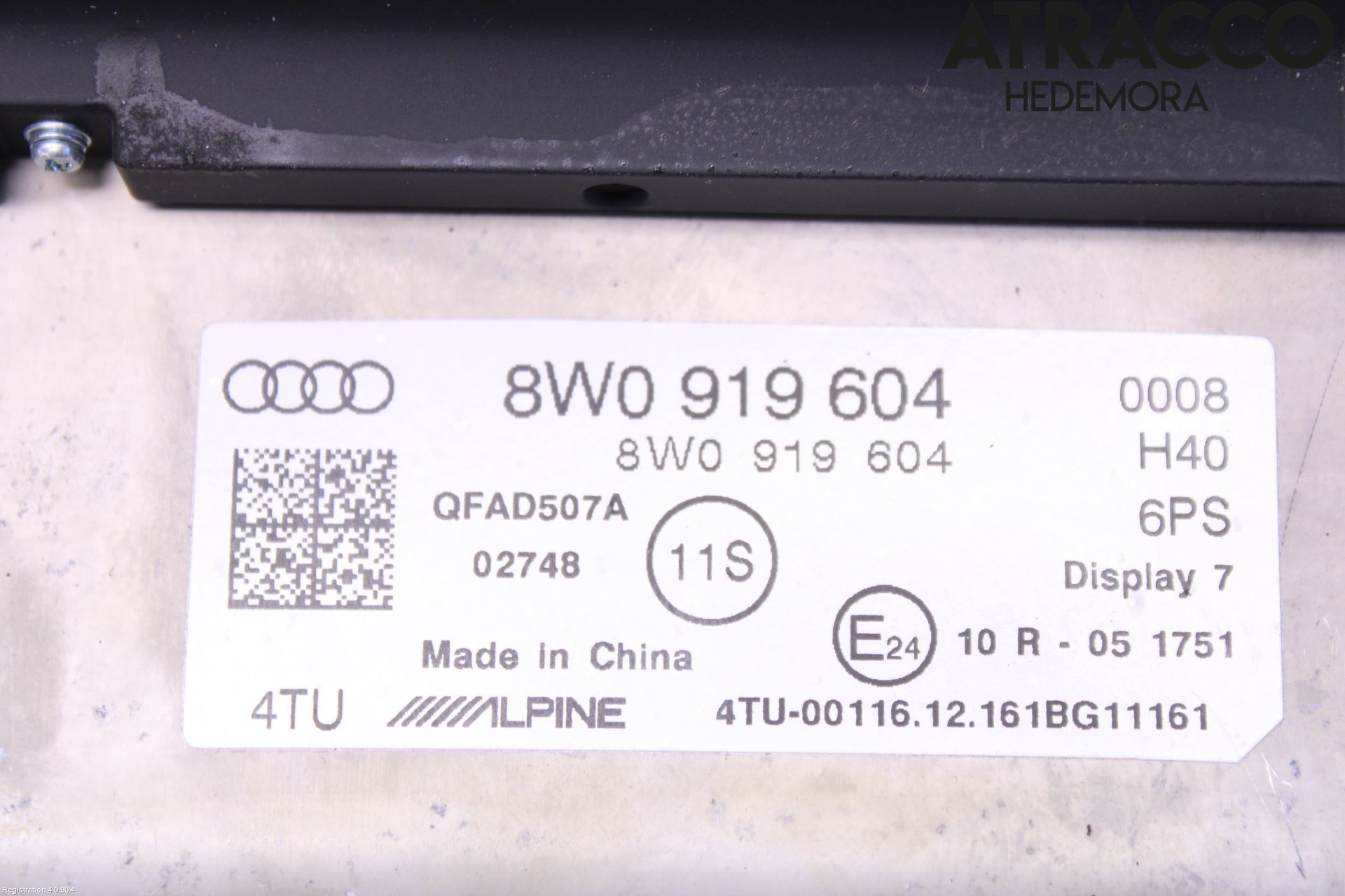 Audi A5 17- Bildskärm