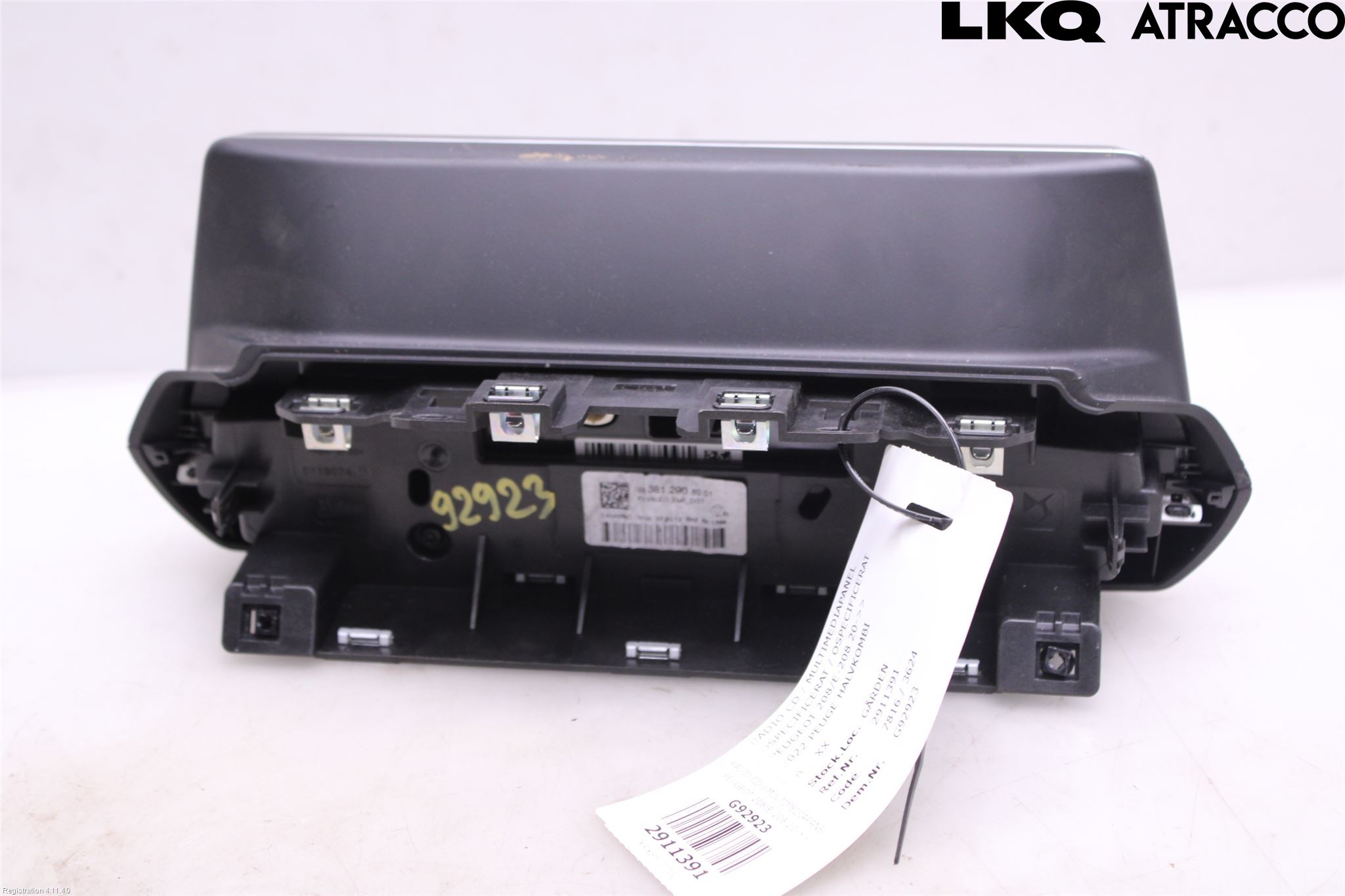 Peugeot 208/E-208 20- Cd Radio - Multimediapanel