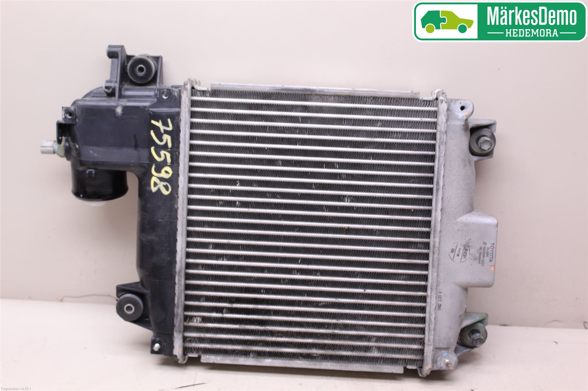Toyota HILUX 05-16 Laddluft-Intercooler Kyl