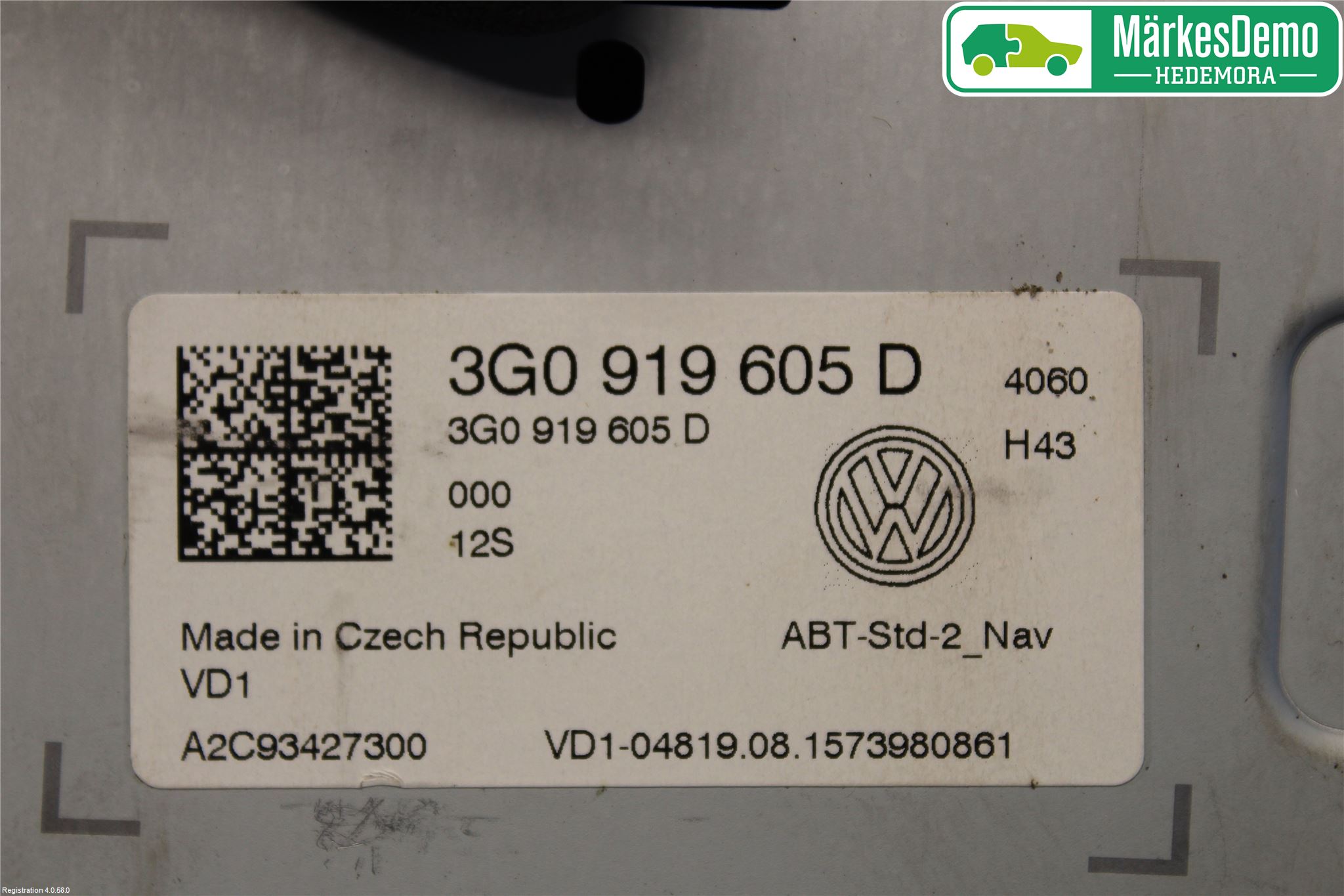 Volkswagen VW GOLF SPORTSVAN 15-20 Multifunktionsdisplay