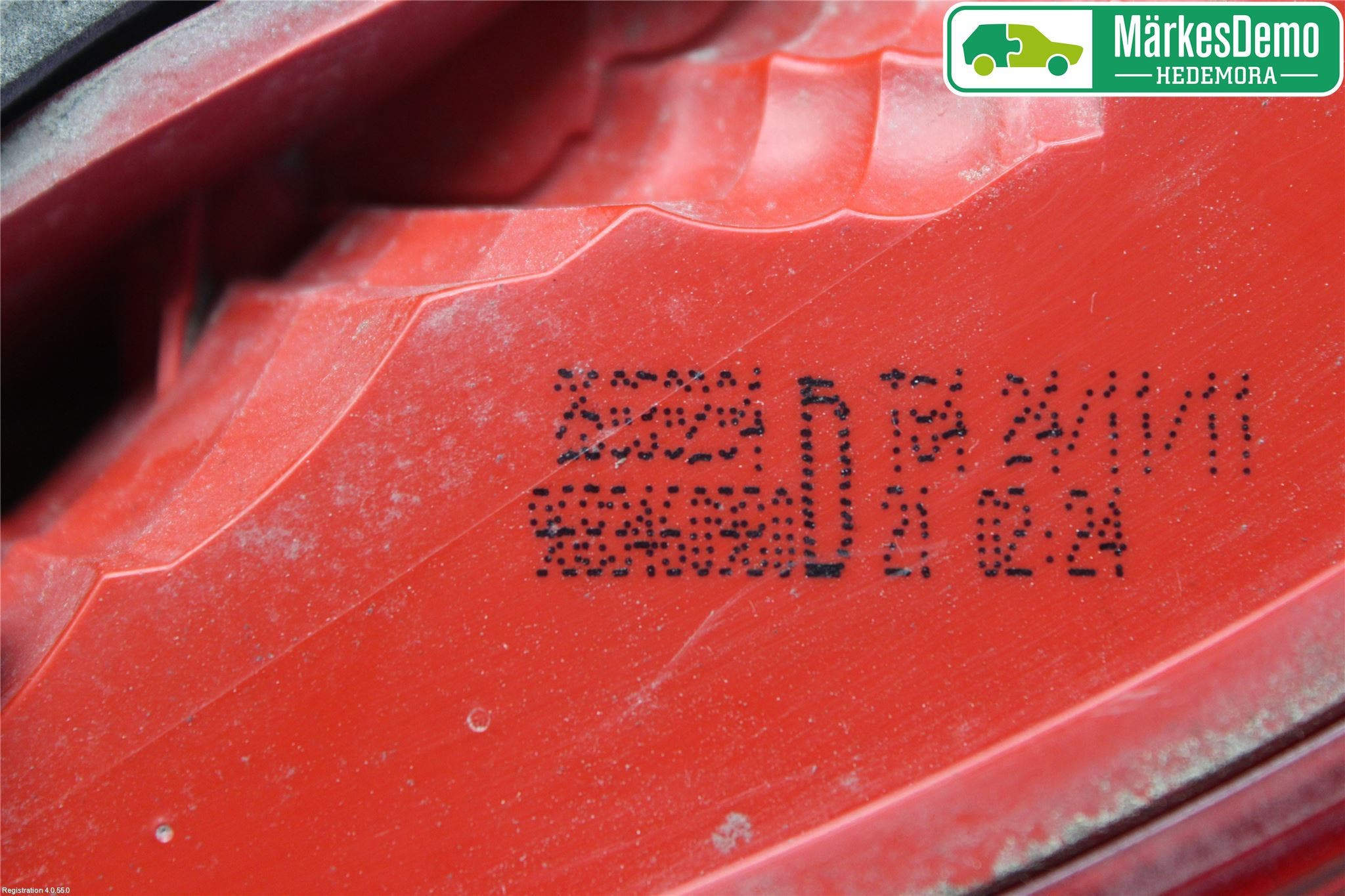 Peugeot 3008 09-16 Bakljus Lucka Hö