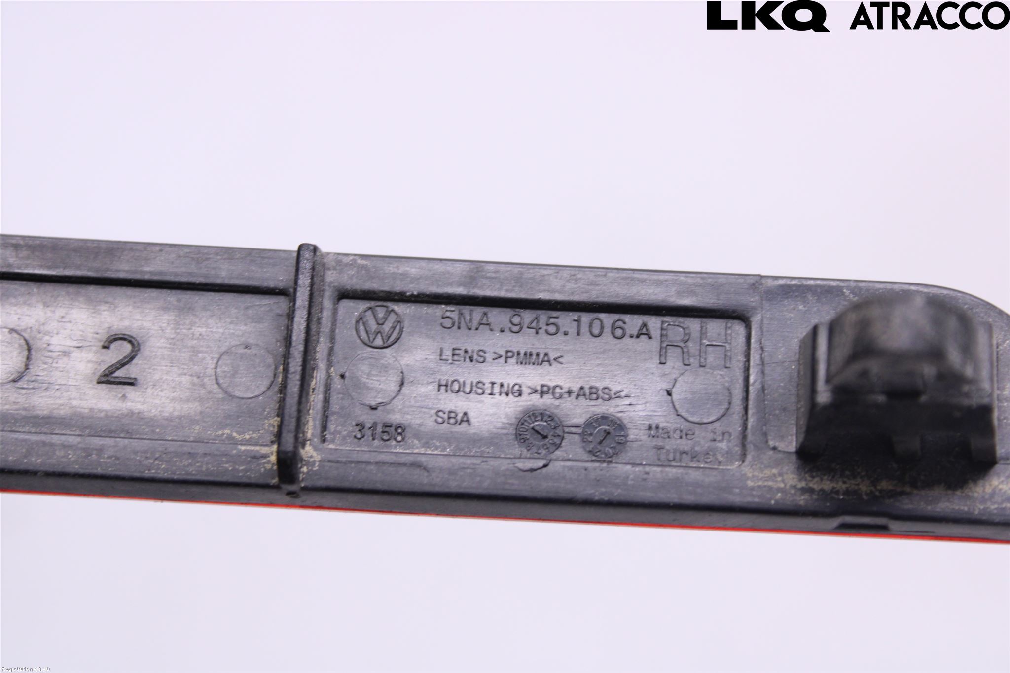 Volkswagen VW TIGUAN 16-24 Dimljus/Reflex Bak