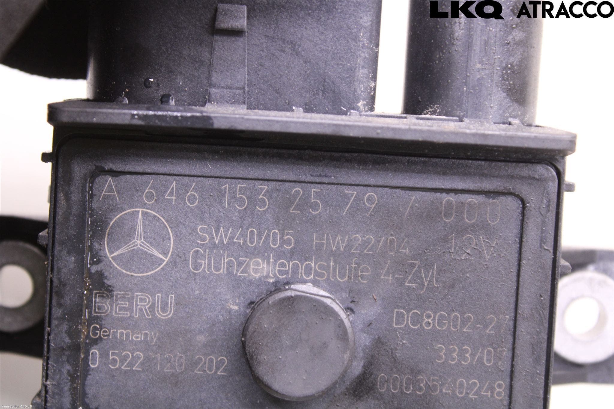 Mercedes-Benz MB C-KLASS (W204) 07-15 Relä Glödning Diesel