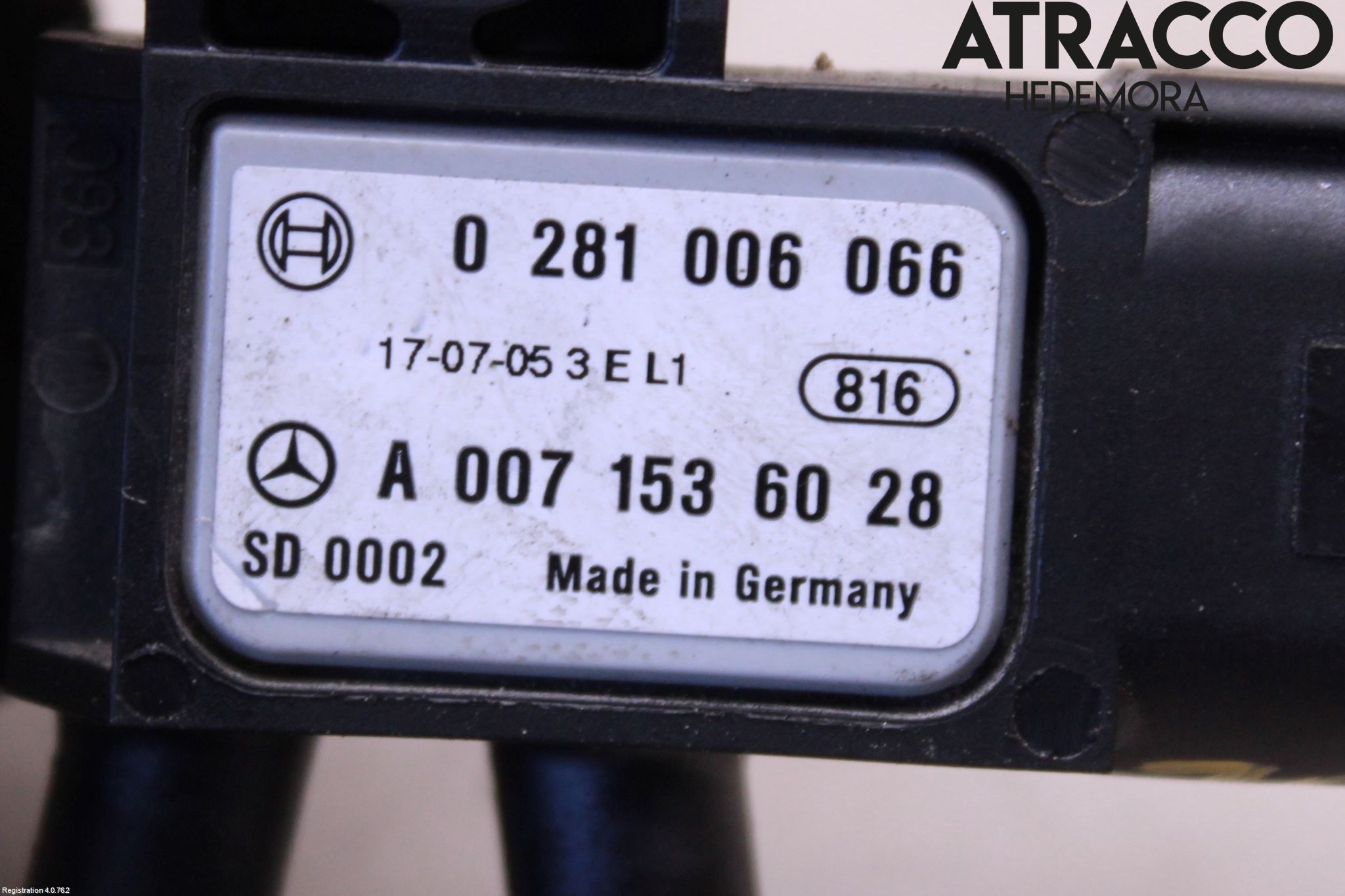 Mercedes-Benz MB CLA-KLASS (C117/X117) 13-19 Givare Temp-Tryck Avgas