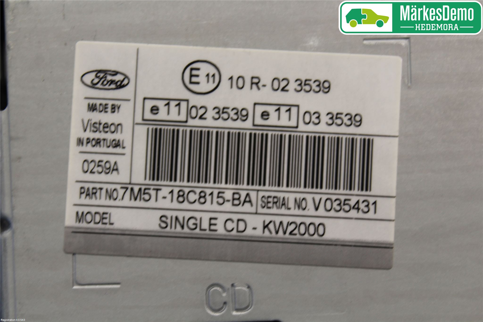 Ford FOCUS     04-07 Cd Radio - Multimediapanel