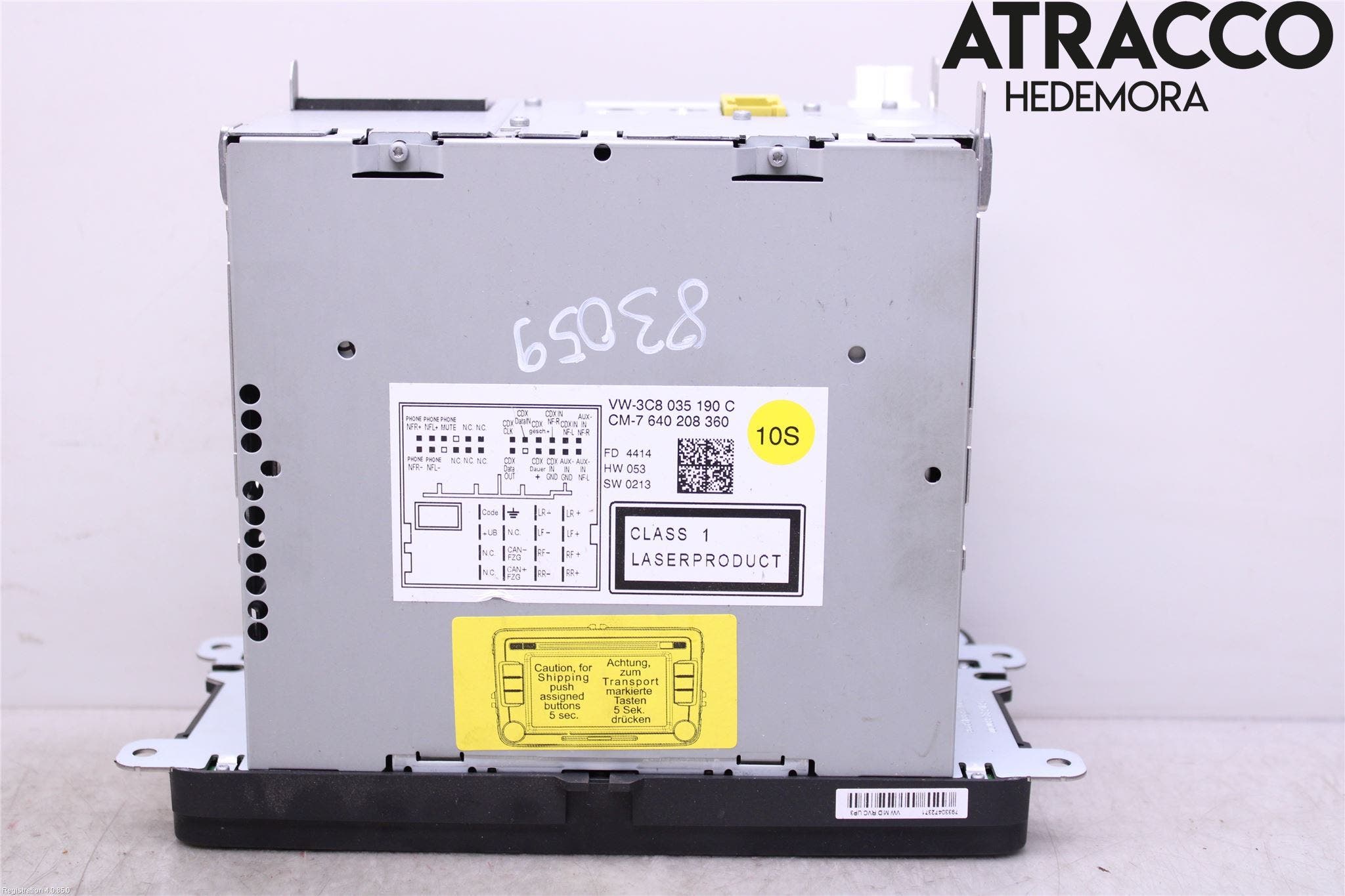 Volkswagen VW TIGUAN 07-16 Cd Radio - Multimediapanel