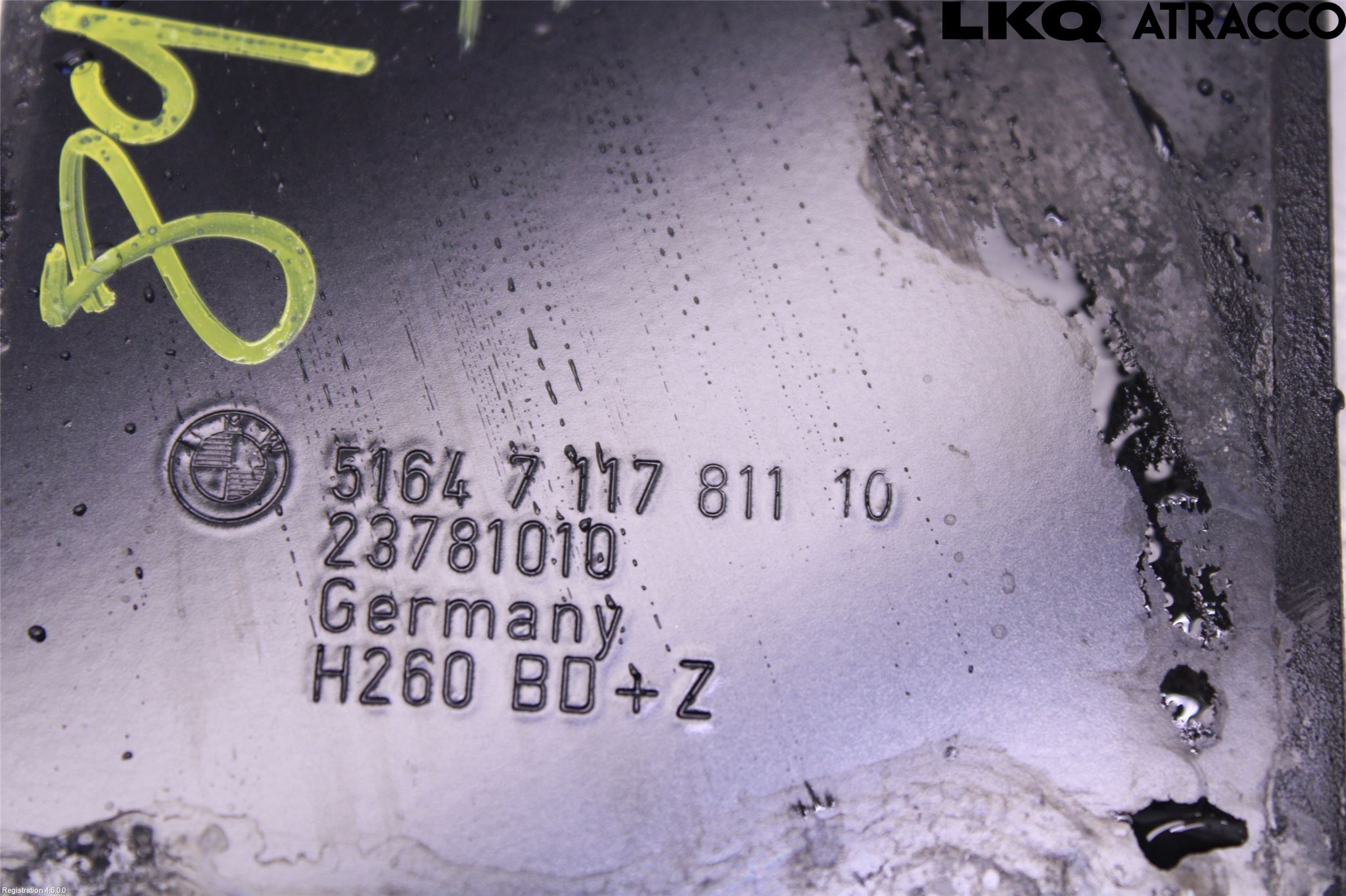 BMW 3 E90/91 SED/TOU 05-12 Kylarfäste-Ram-Balk