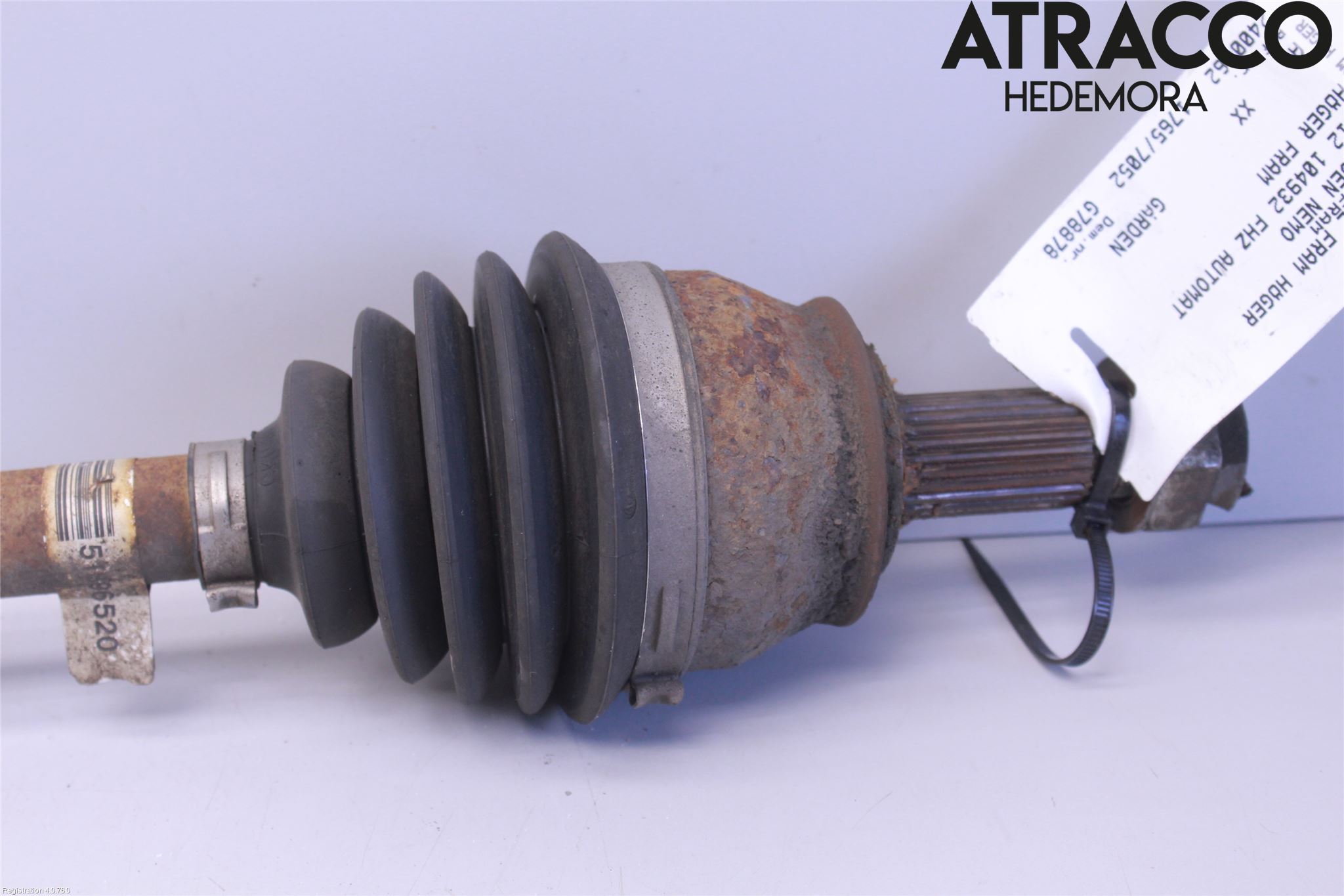 Citroen NEMO Drivaxel Fram Höger
