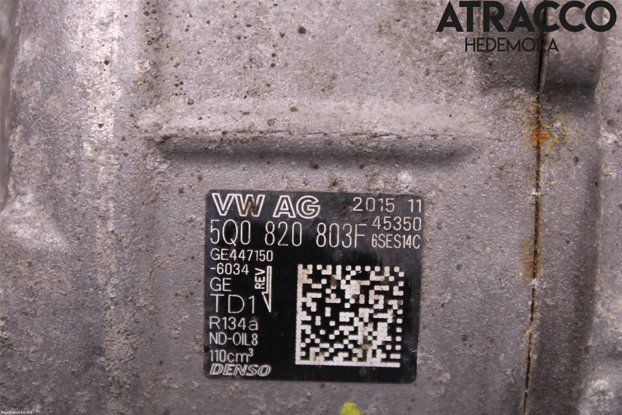 Volkswagen VW PASSAT 15-19 Ac Kompressor