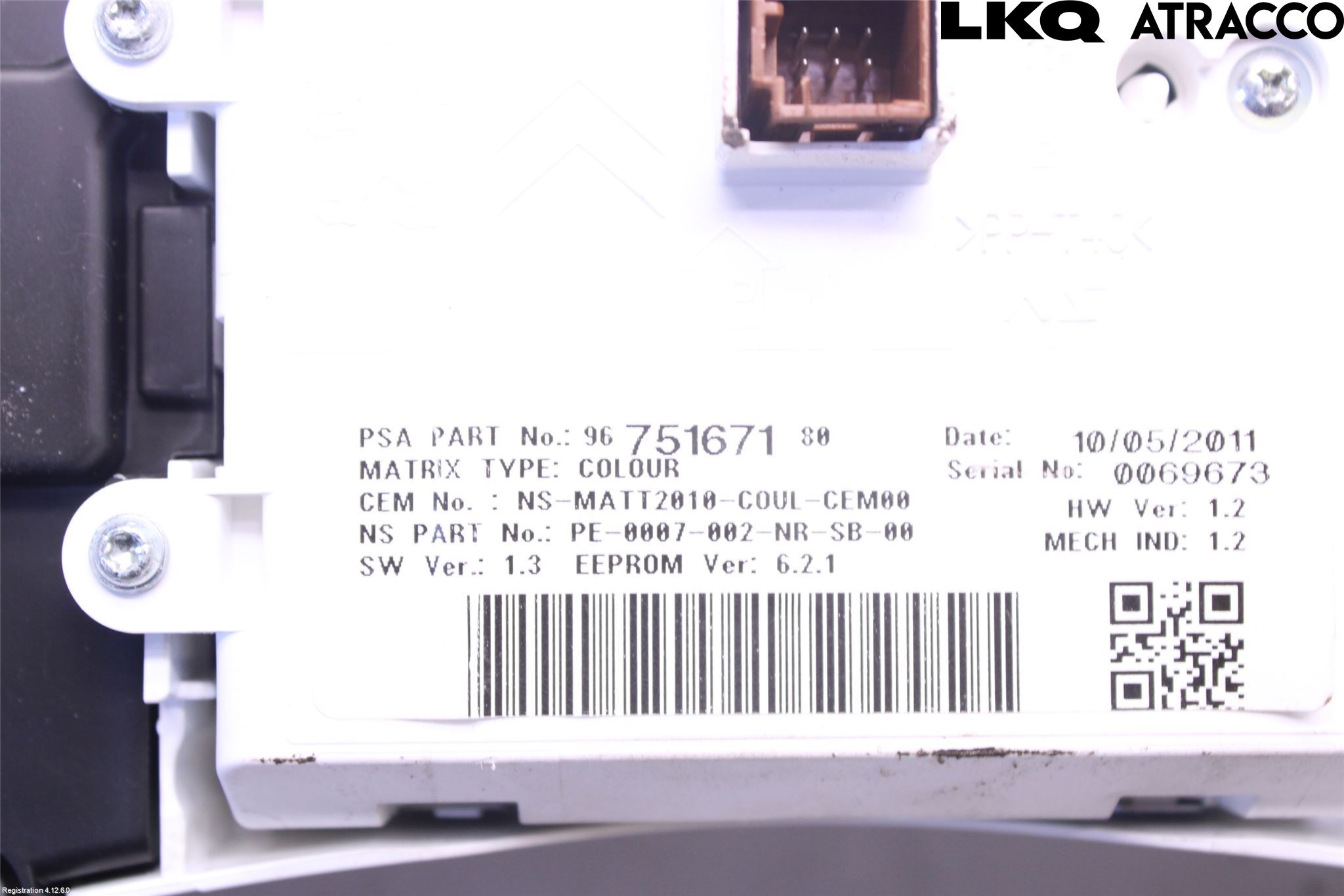 Peugeot 508 11-18 Instrument Komb