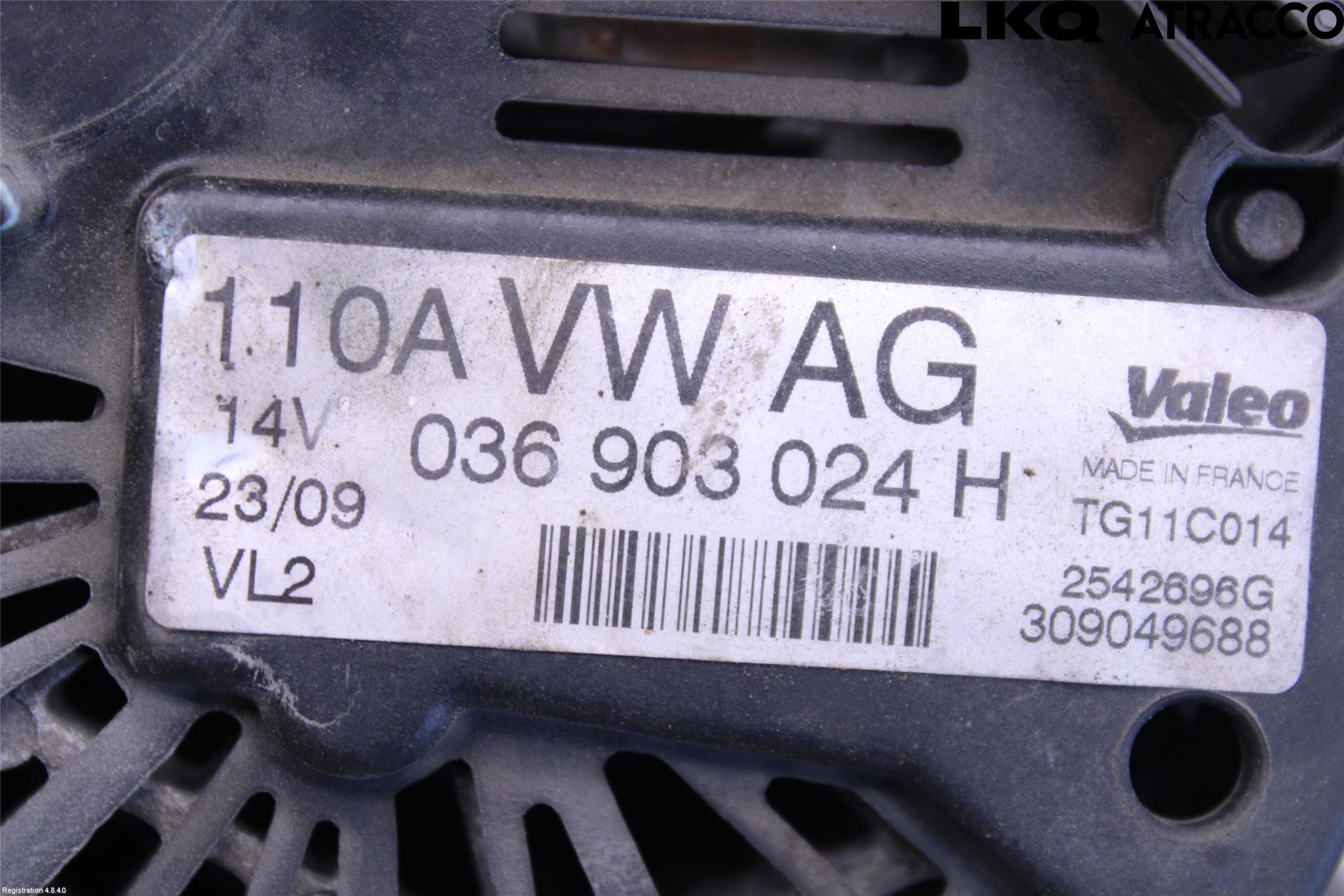 Volkswagen VW POLO 10-17 Generator