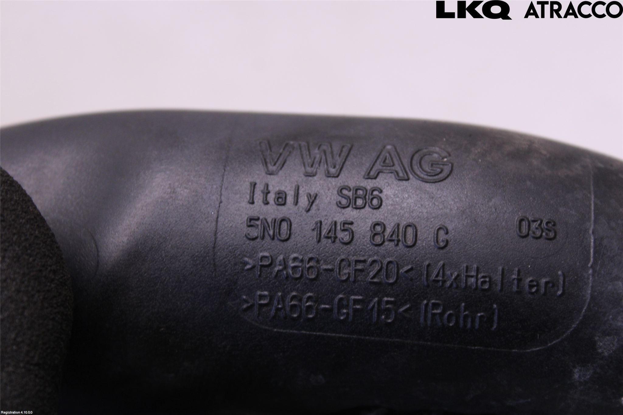 Volkswagen VW CADDY 11-15 Laddluft-Intercoolerrör