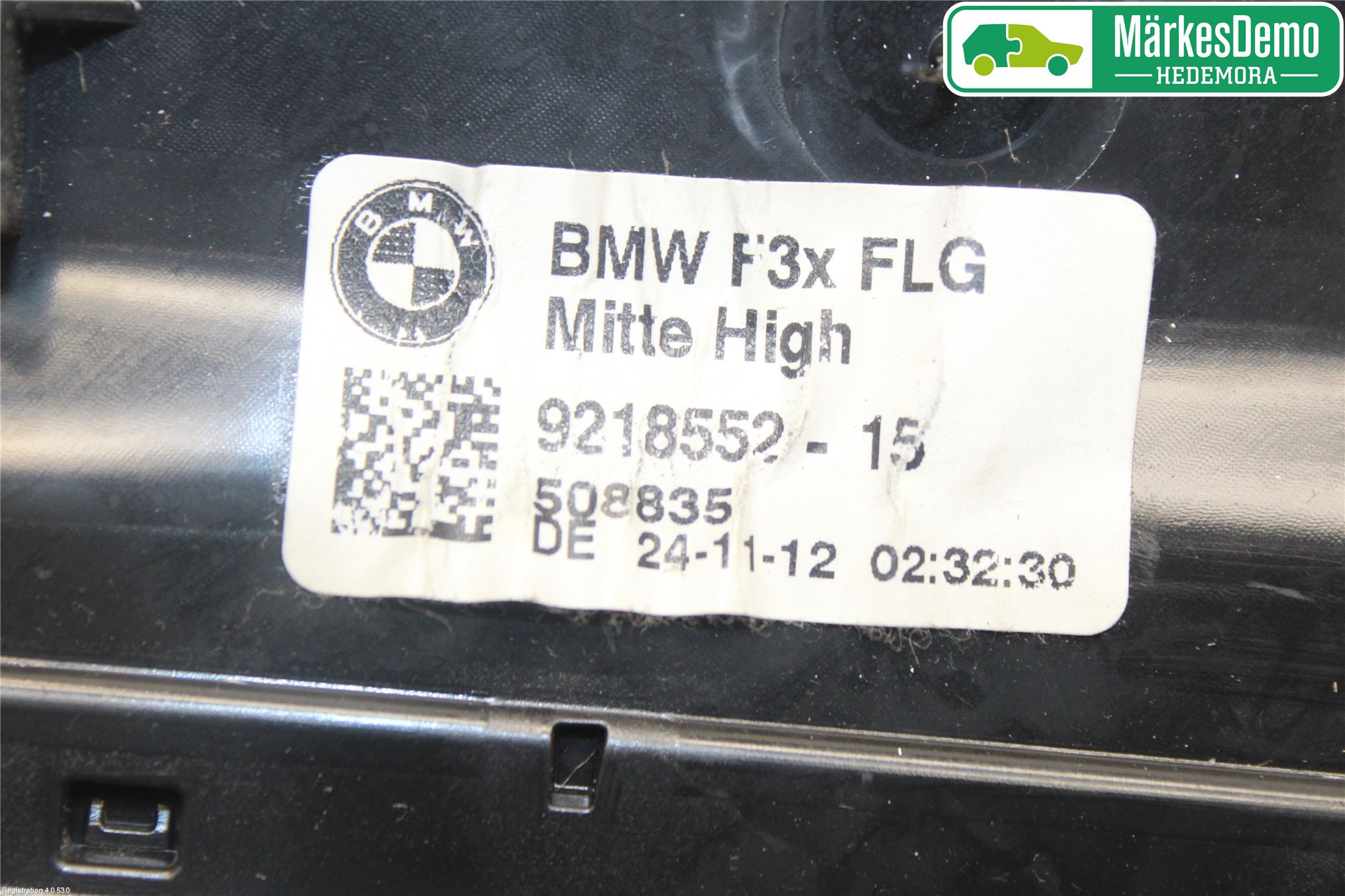 BMW 3 F30/F31/F80 12-19 Defrosterkanal-Munstycke