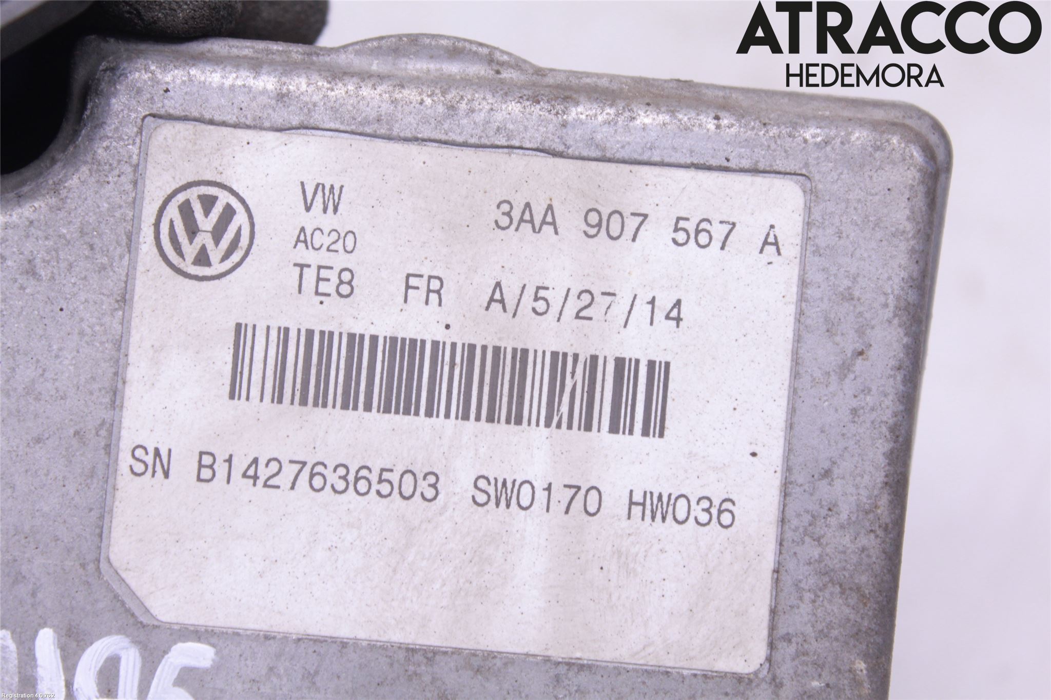 Volkswagen VW PASSAT 11-14 Sensor Aktivt Kollisionsskydd