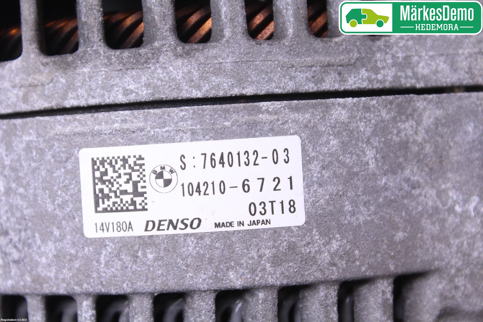 BMW 3 GT F34 13-19 Generator