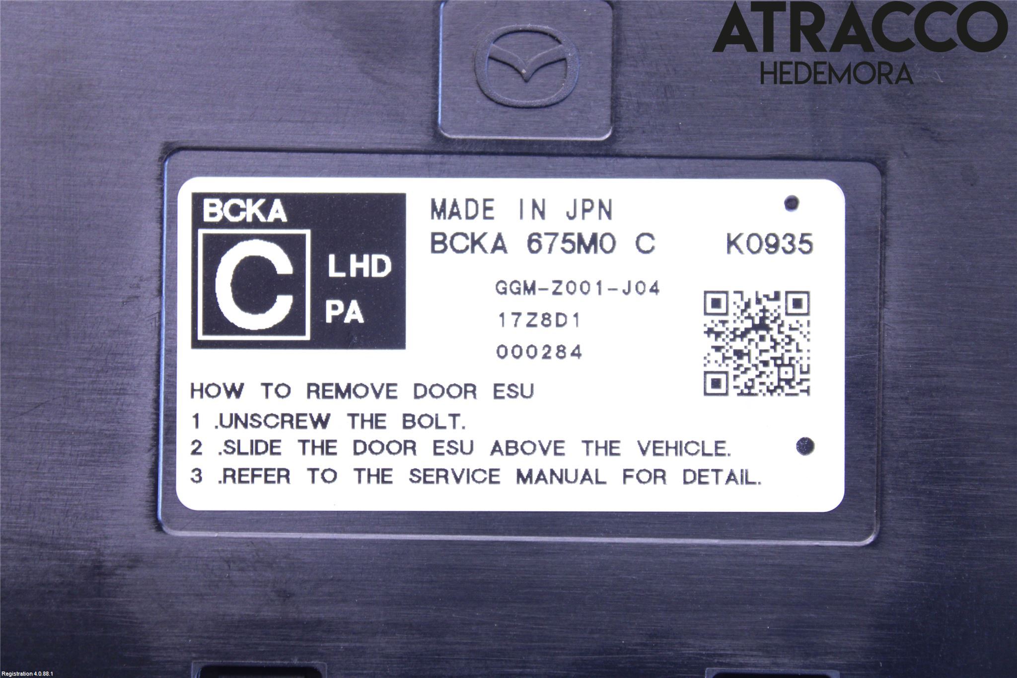 Mazda 3 IV 19- Styrenhet Dörr