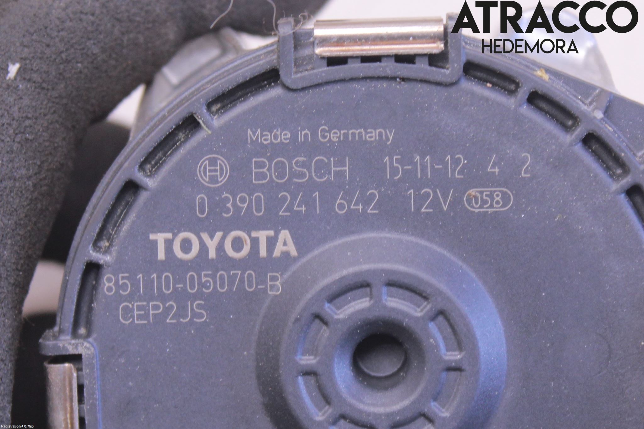 Toyota AVENSIS 16-18 Torkarmotor Vindruta