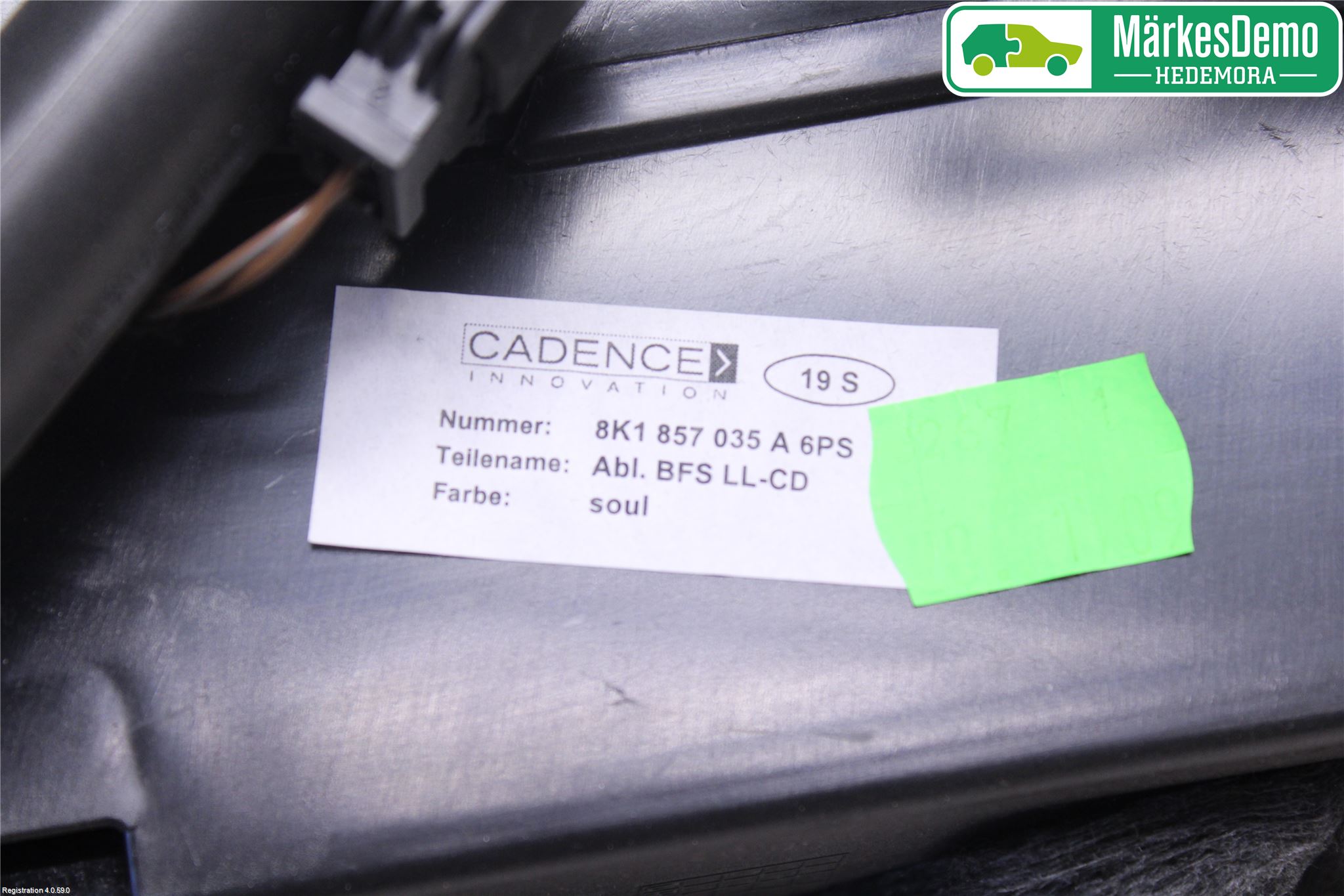 Audi A4/S4 08-11 Handskfack