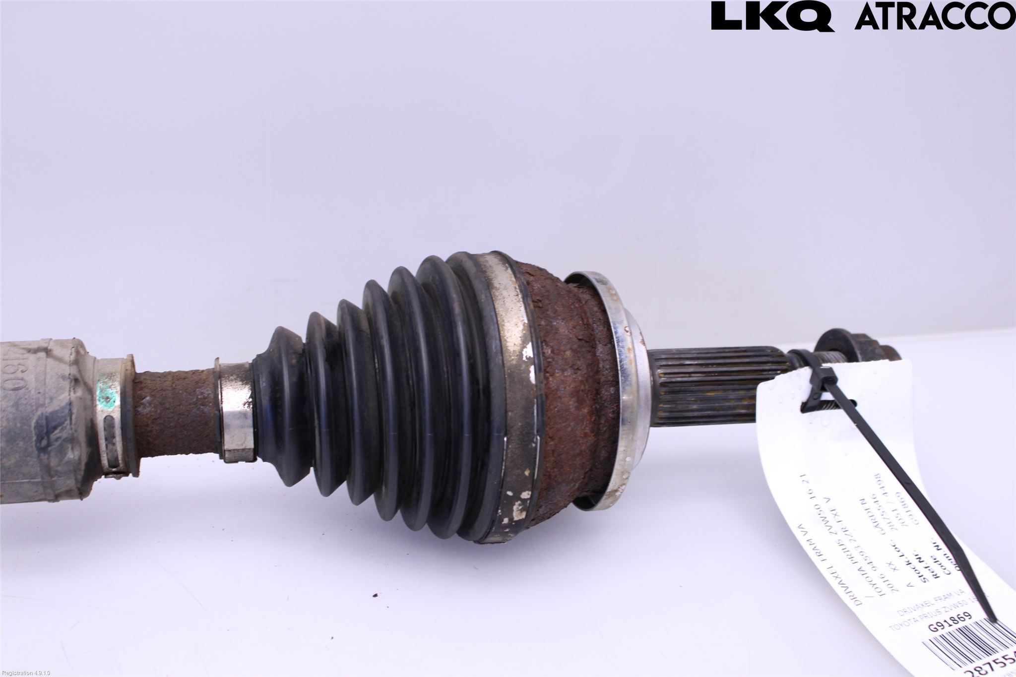 Toyota PRIUS (ZVW50) 16-21 Drivaxel Fram Vänster
