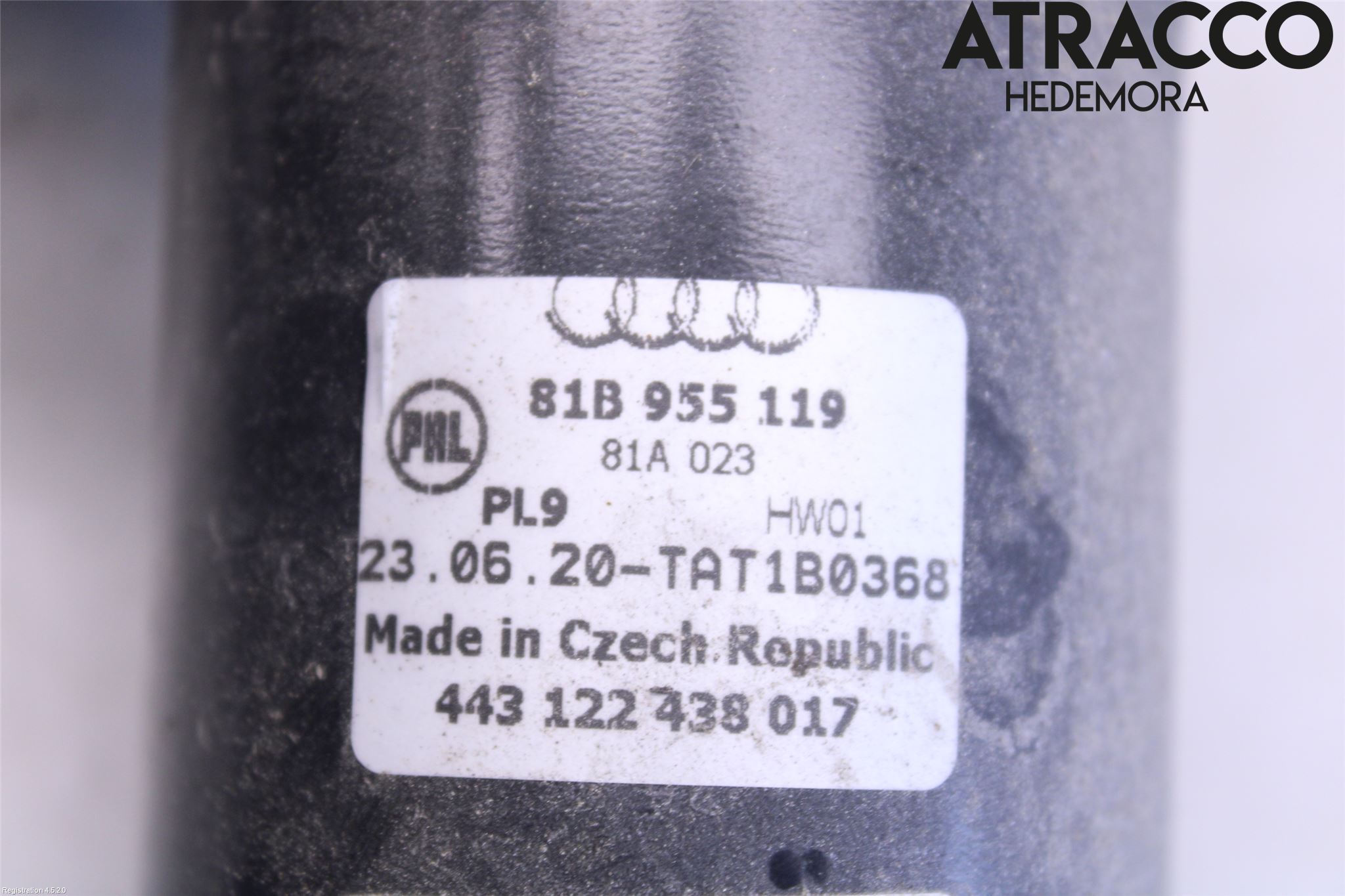 Audi Q2/SQ2 17- Torkarmotor Vindruta