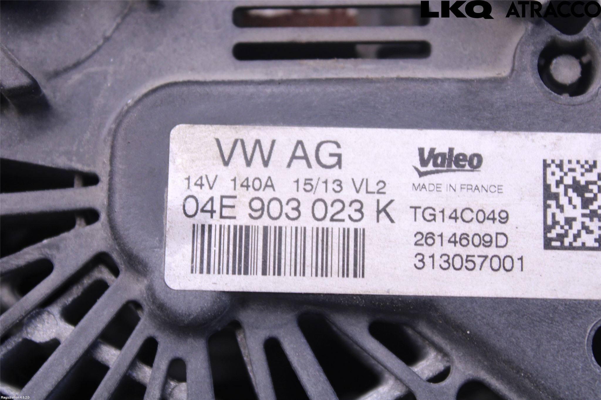 Volkswagen VW GOLF / E-GOLF VII 13-20 Generator