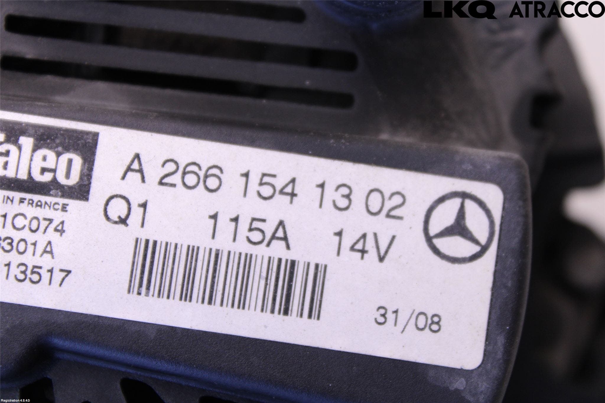 Mercedes-Benz MB B-KLASS (W245) 05-12 Generator