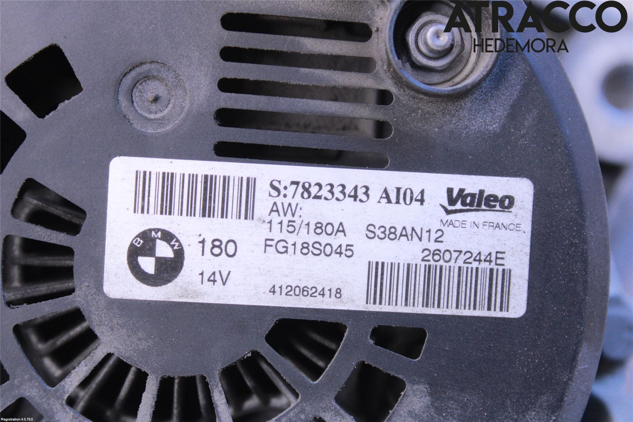 BMW 3 F30/F31/F80 12-19 Generator