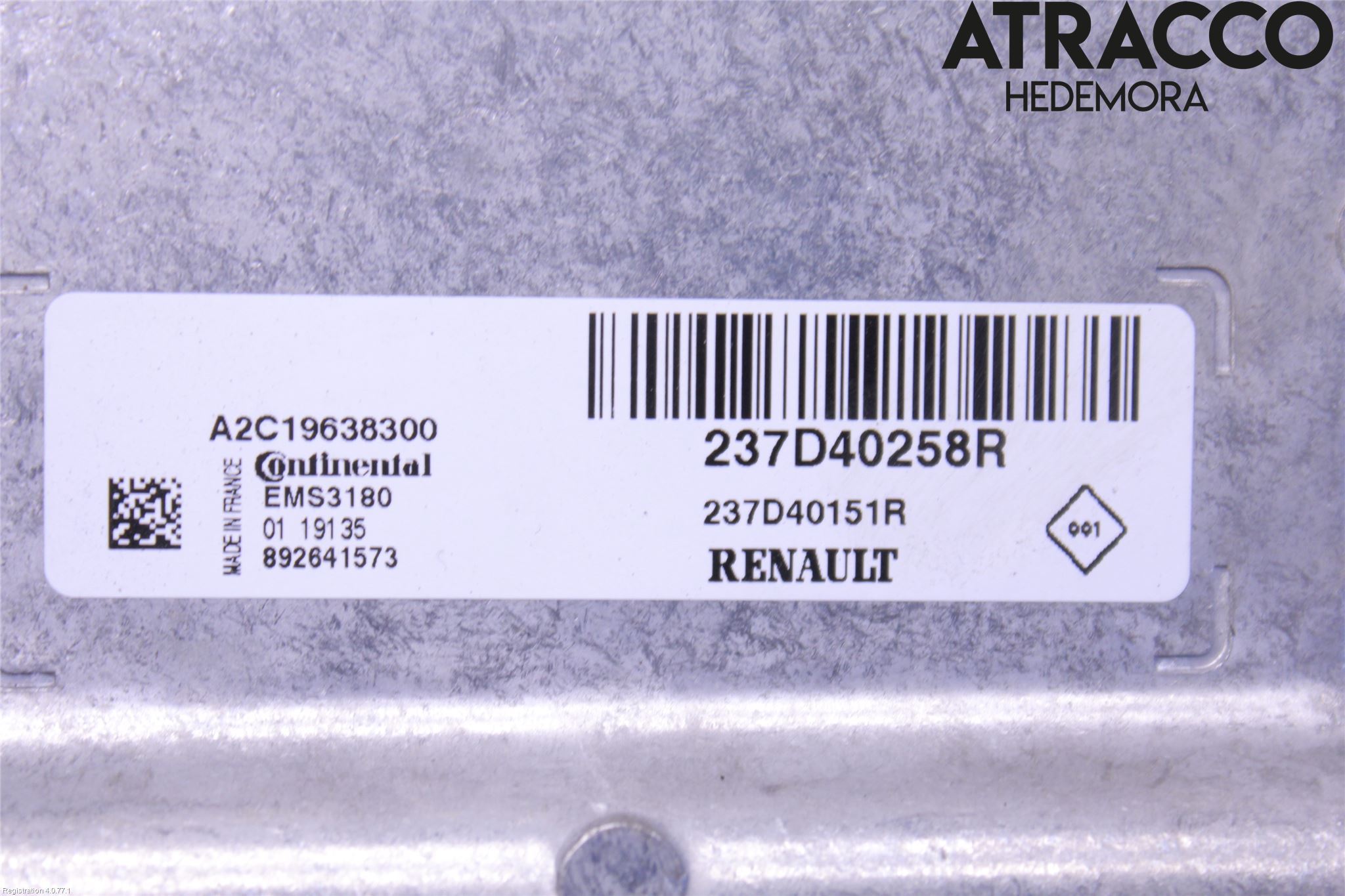 Renault KANGOO II 15-21 Styrenhet Insprut Bensin