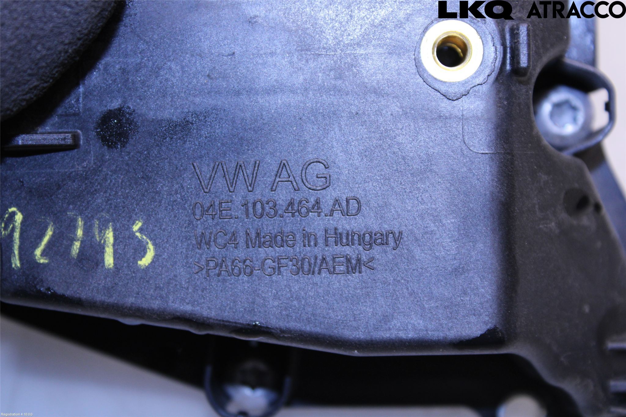 Audi A3/S3 8V 13-20 Vevhusventilation Slang-Rör