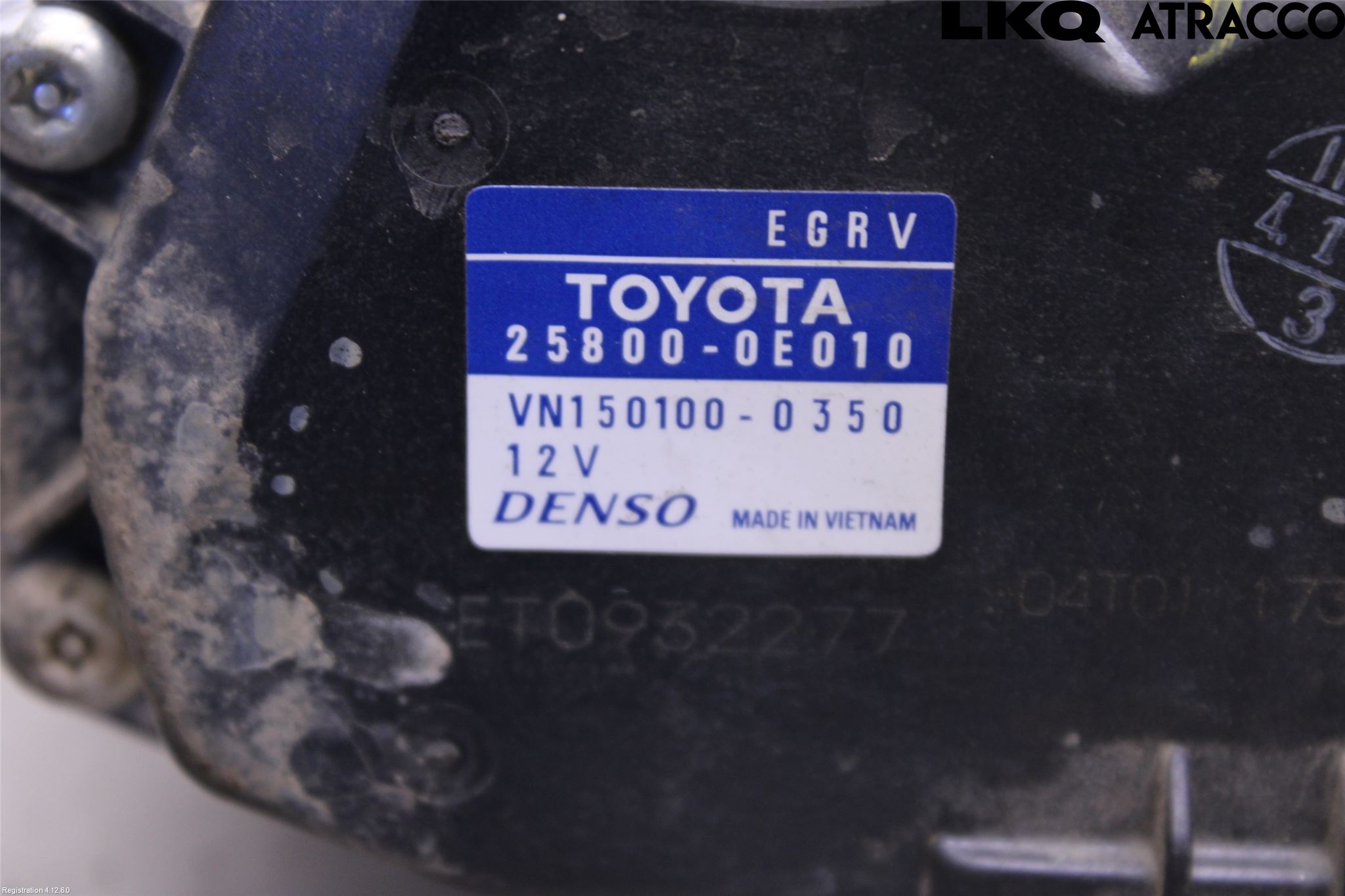 Toyota HILUX 16- Egr Ventil