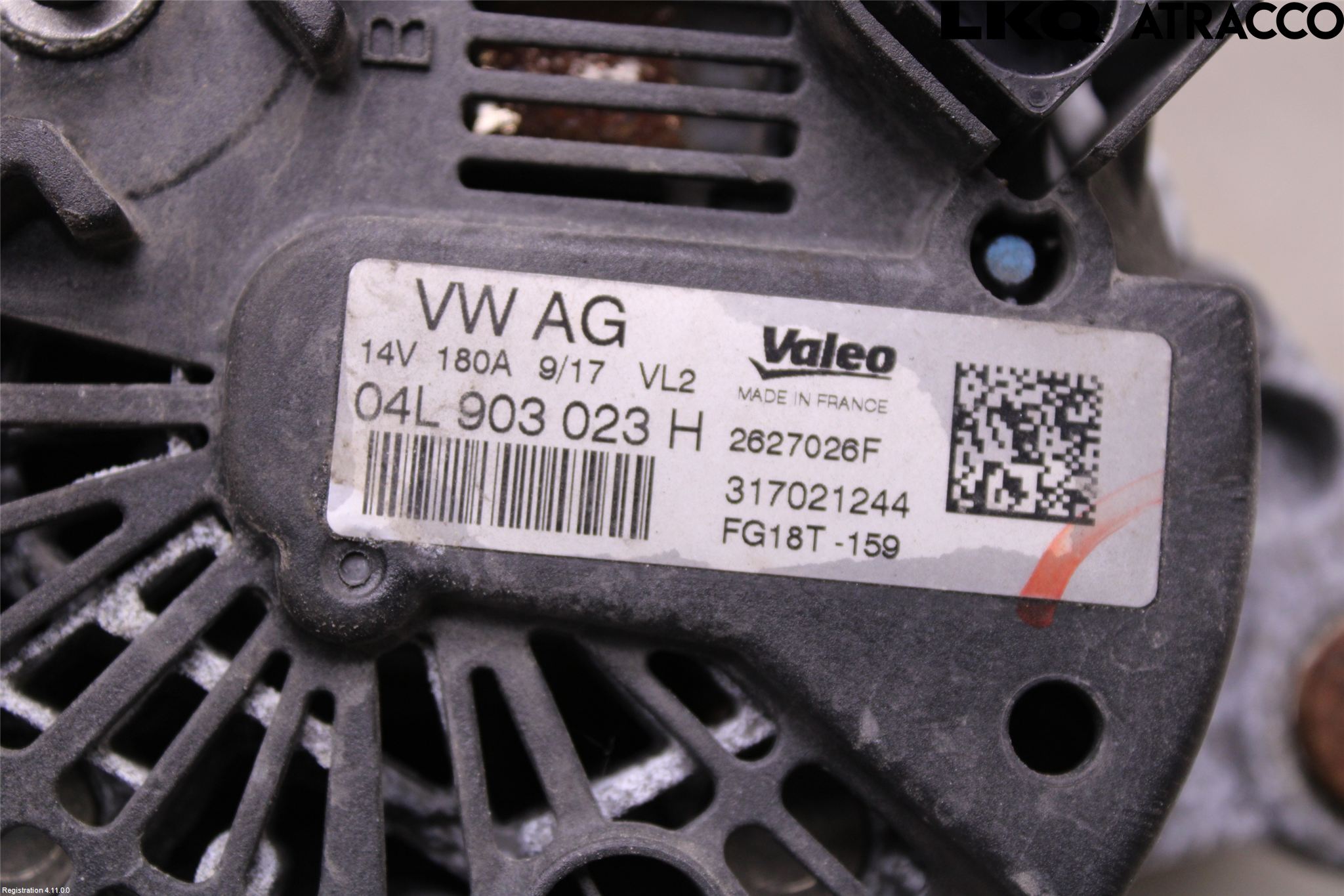 Volkswagen VW TIGUAN 16-24 Generator