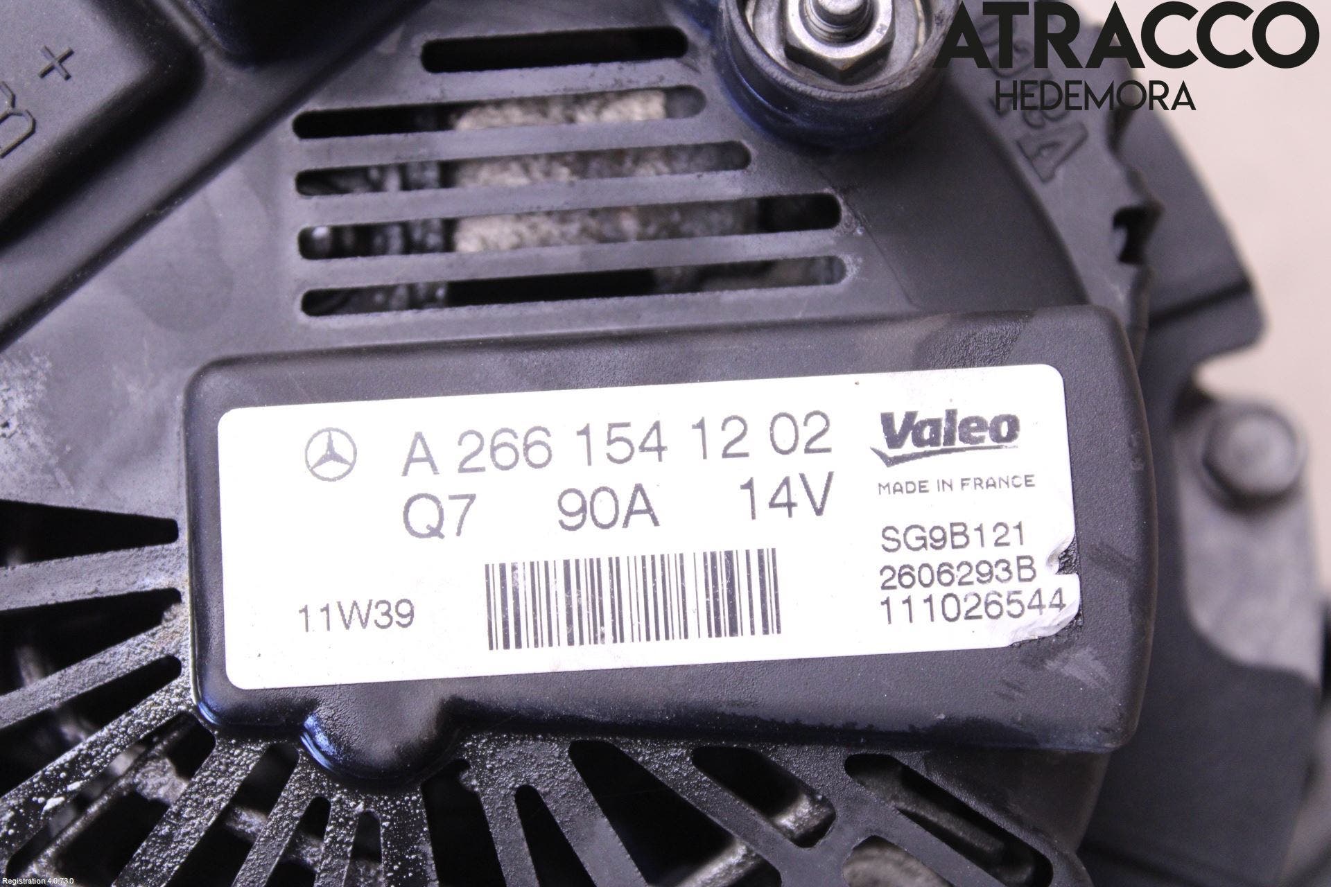 Mercedes-Benz MB A-KLASS (W169) 04-12 Generator