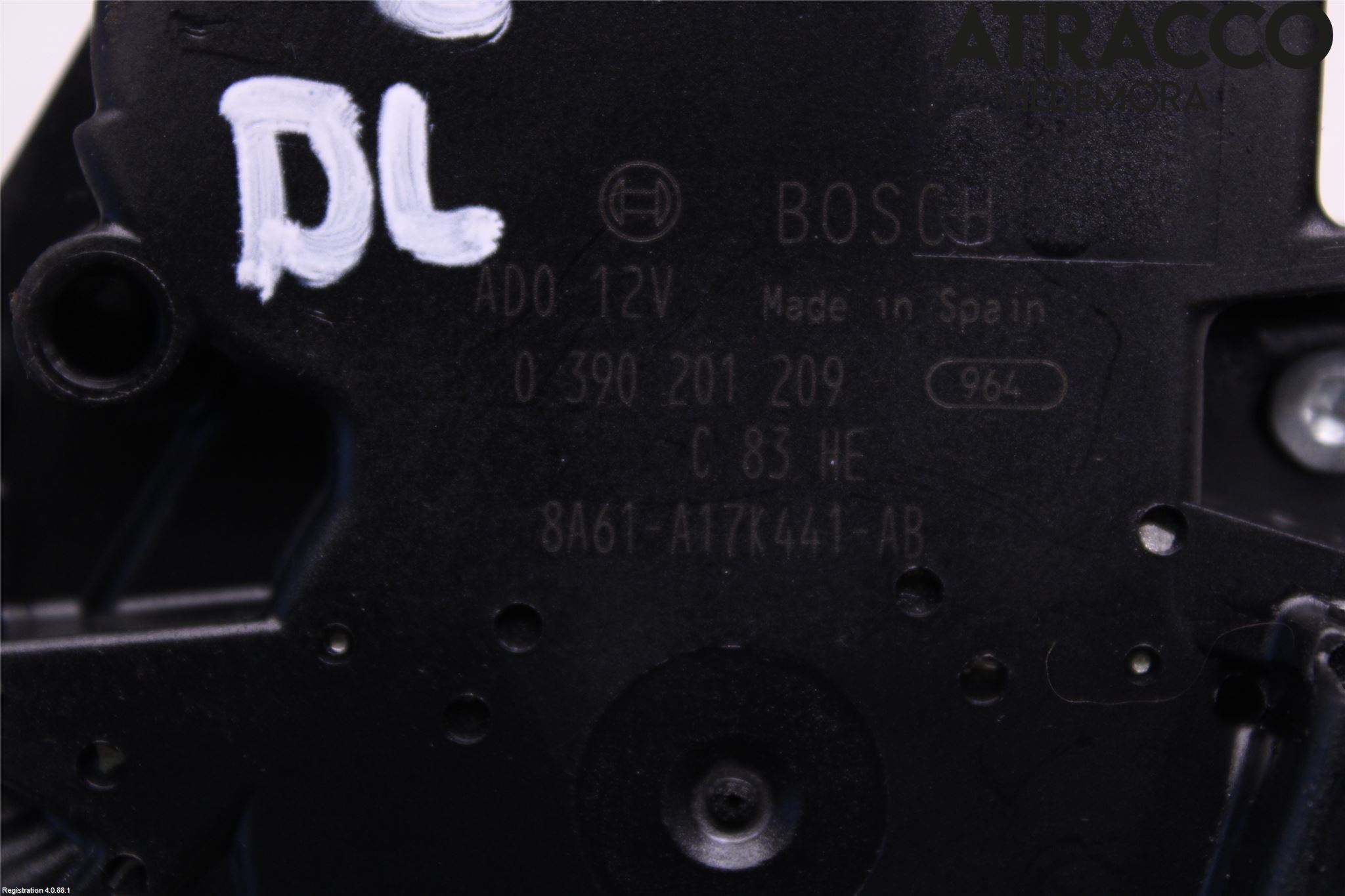 Ford FIESTA 09-12 Torkarmotor Baklucka