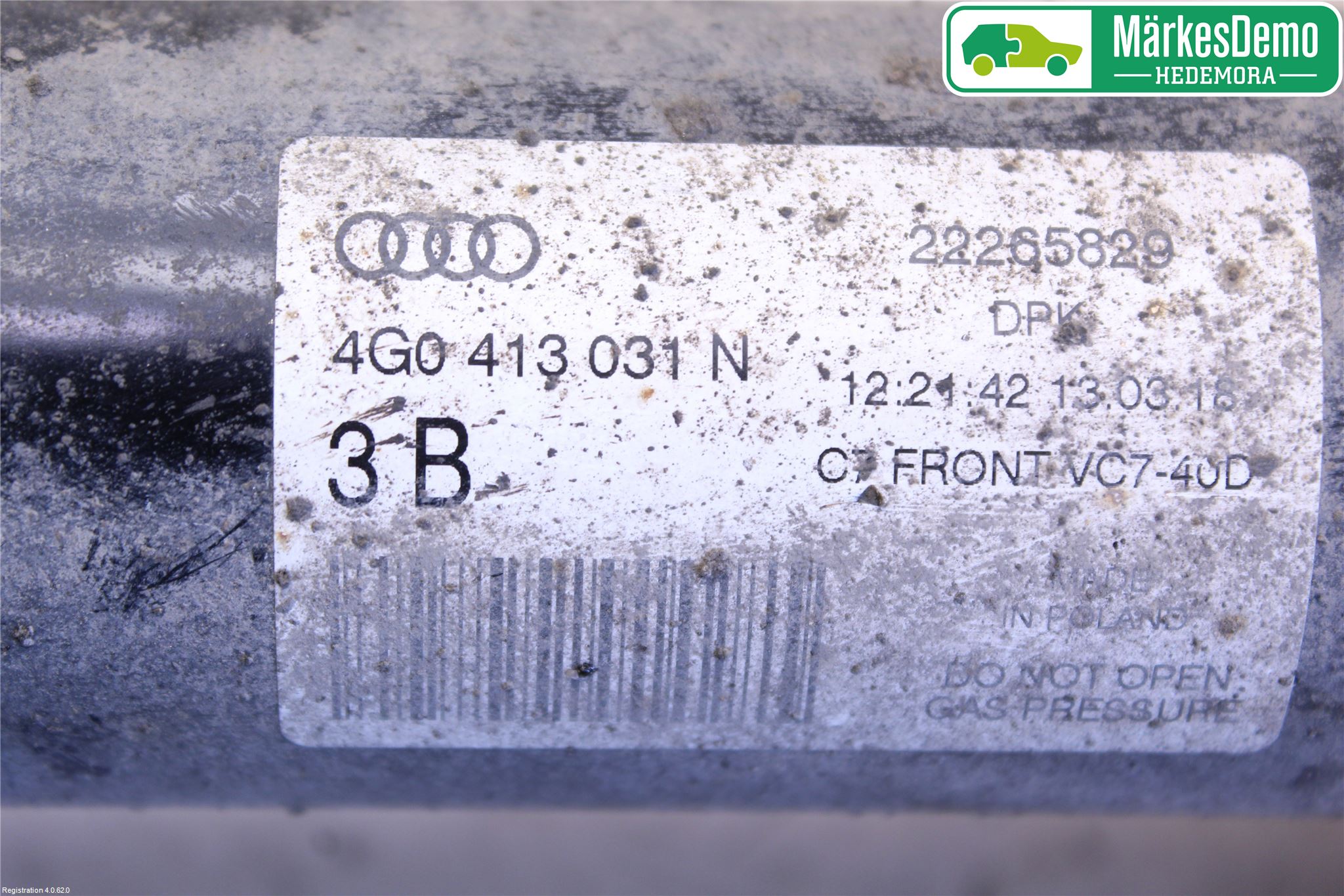 Audi A6/S6 4G 11-18 Fjäderben Fram Vänster