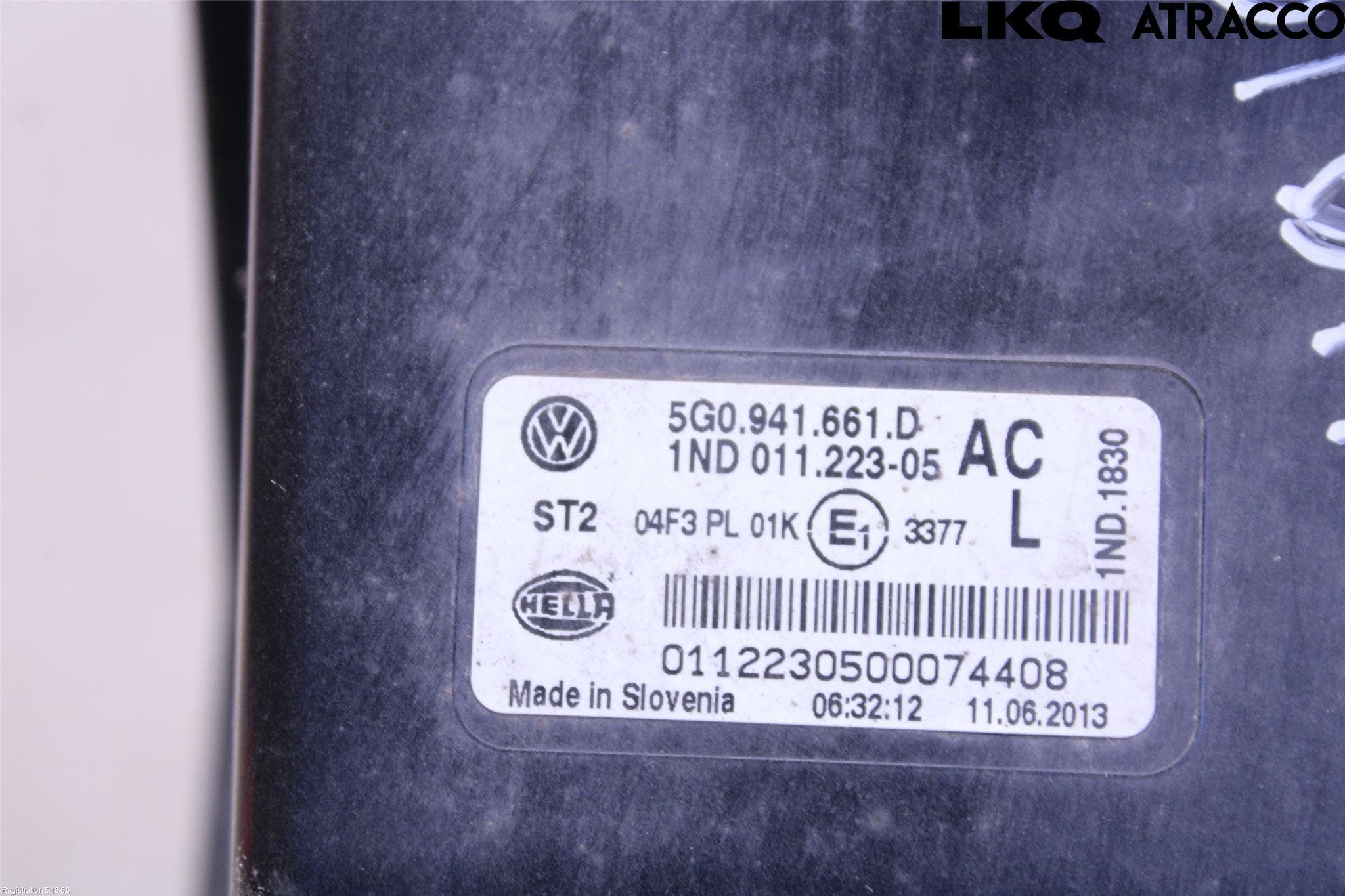 Volkswagen VW GOLF / E-GOLF VII 13-20 Dimljus-Varselljus Fram