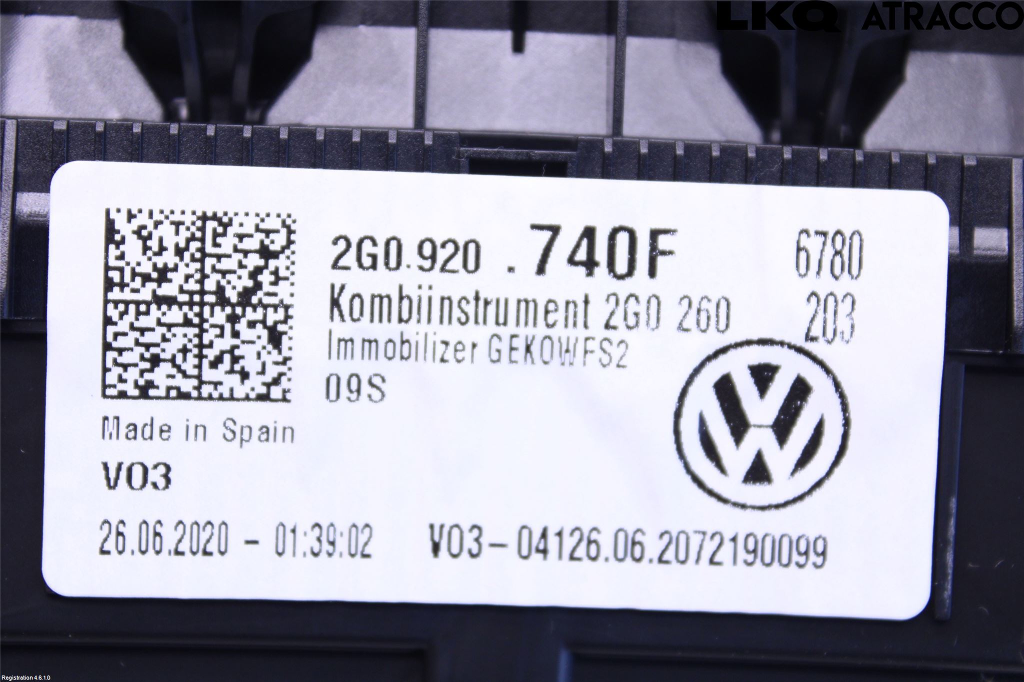 Volkswagen VW T-CROSS 19- Instrument Komb