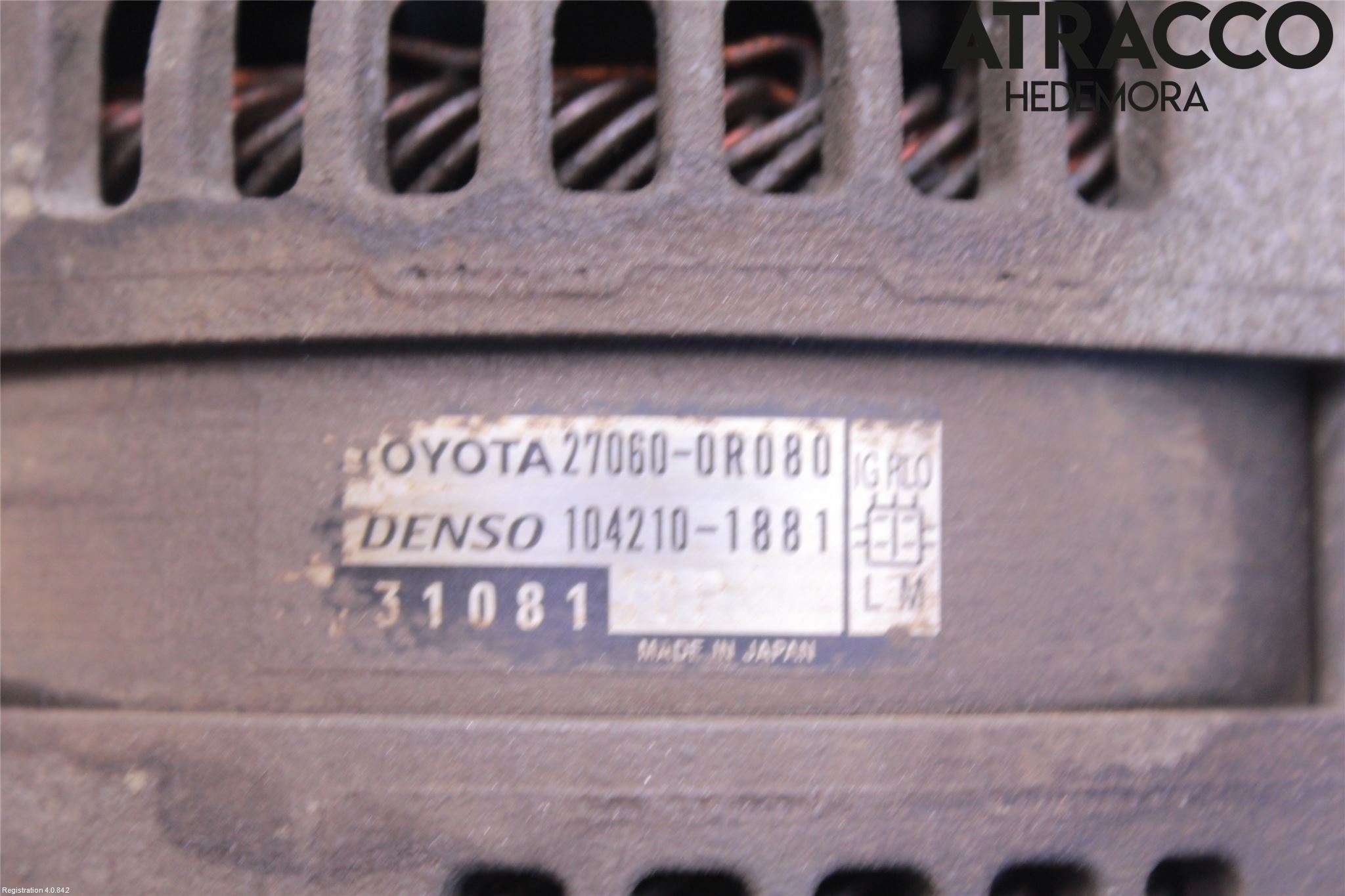 Toyota AVENSIS 09-15 Generator