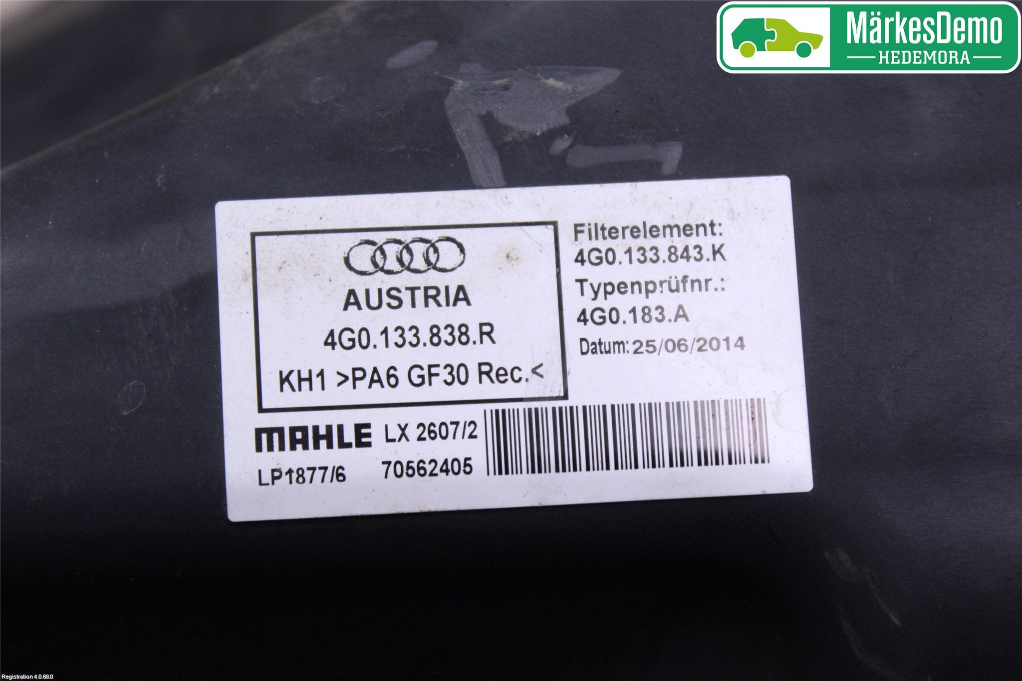 Audi A6/S6 4G 11-18 Luftrenare