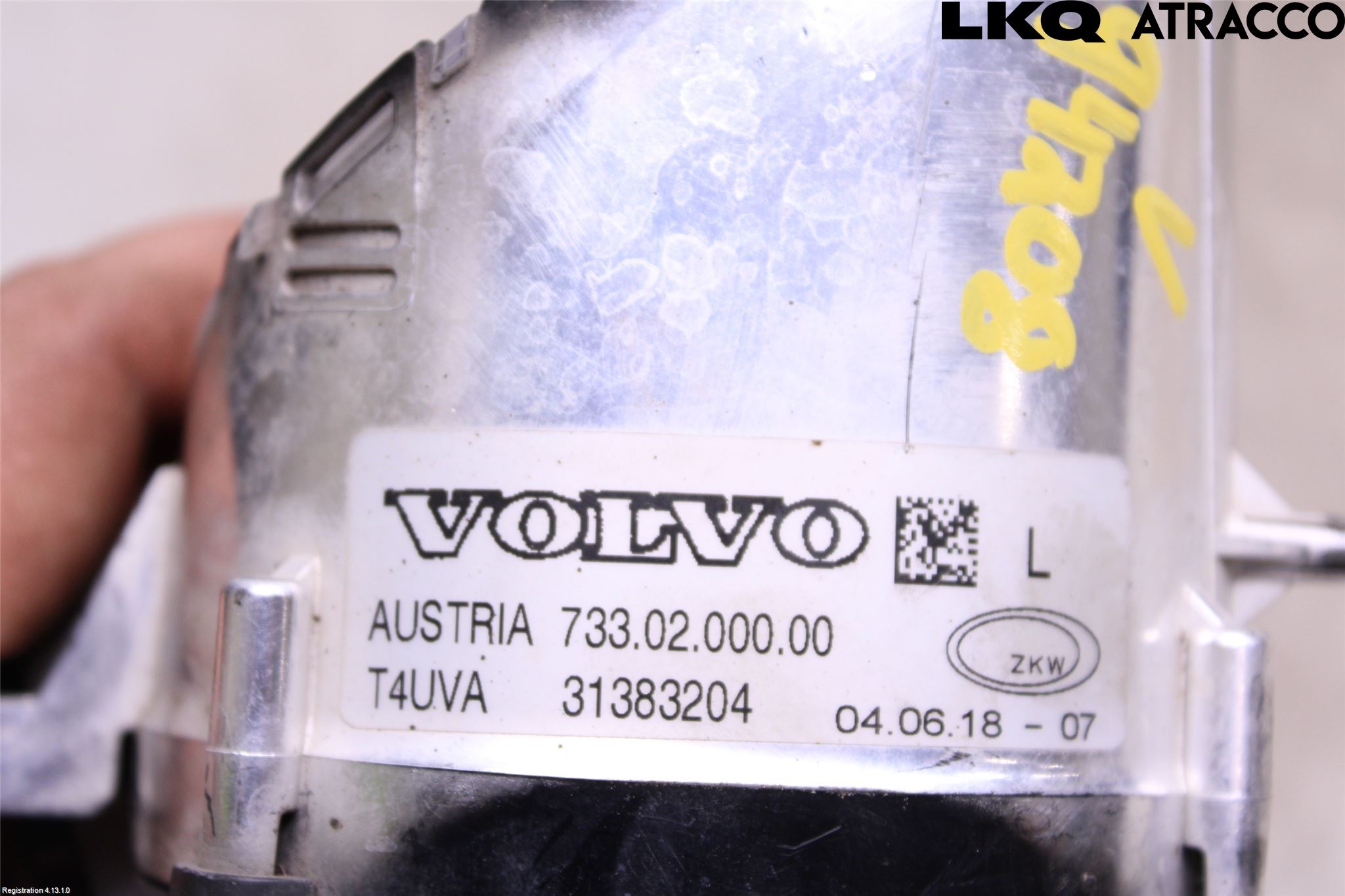 Volvo XC70 14-16 Dimljus-Varselljus Fram
