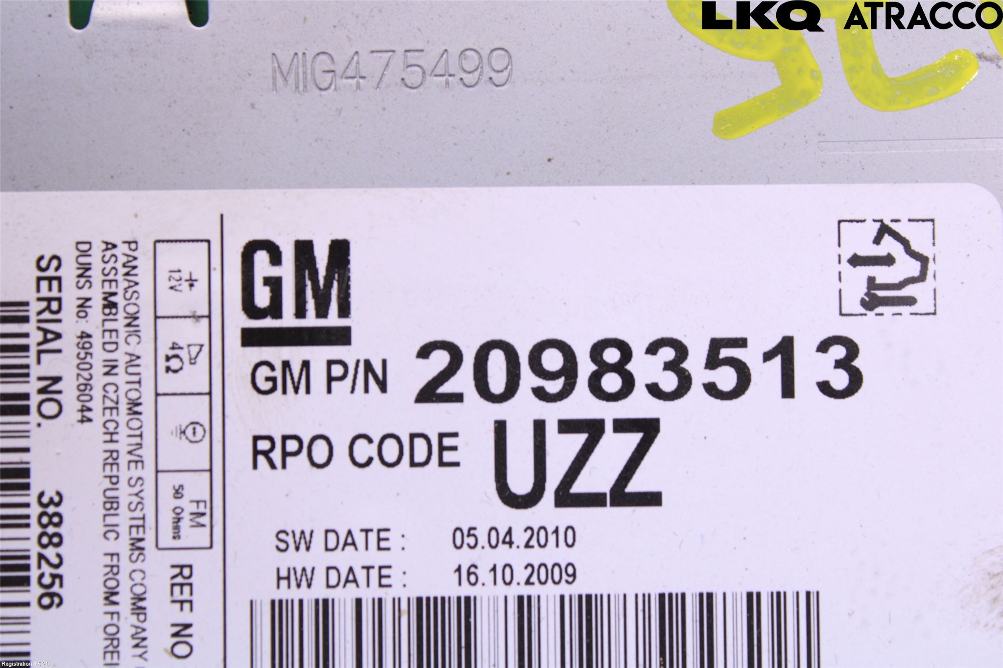 Saab 9-5 10-12 Cd Radio - Multimediapanel