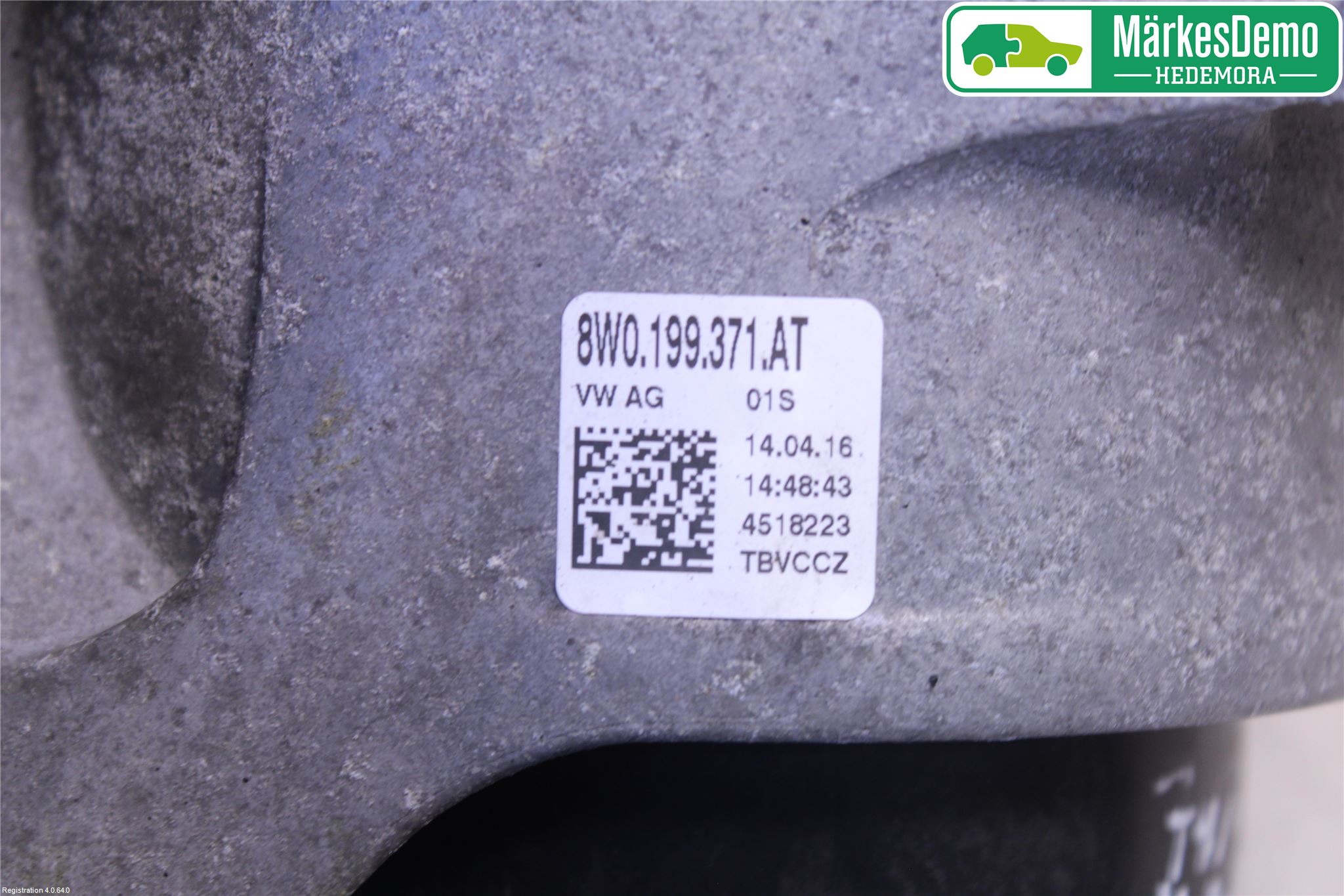 Audi A4/S4 B9 16-19 Motorkudde