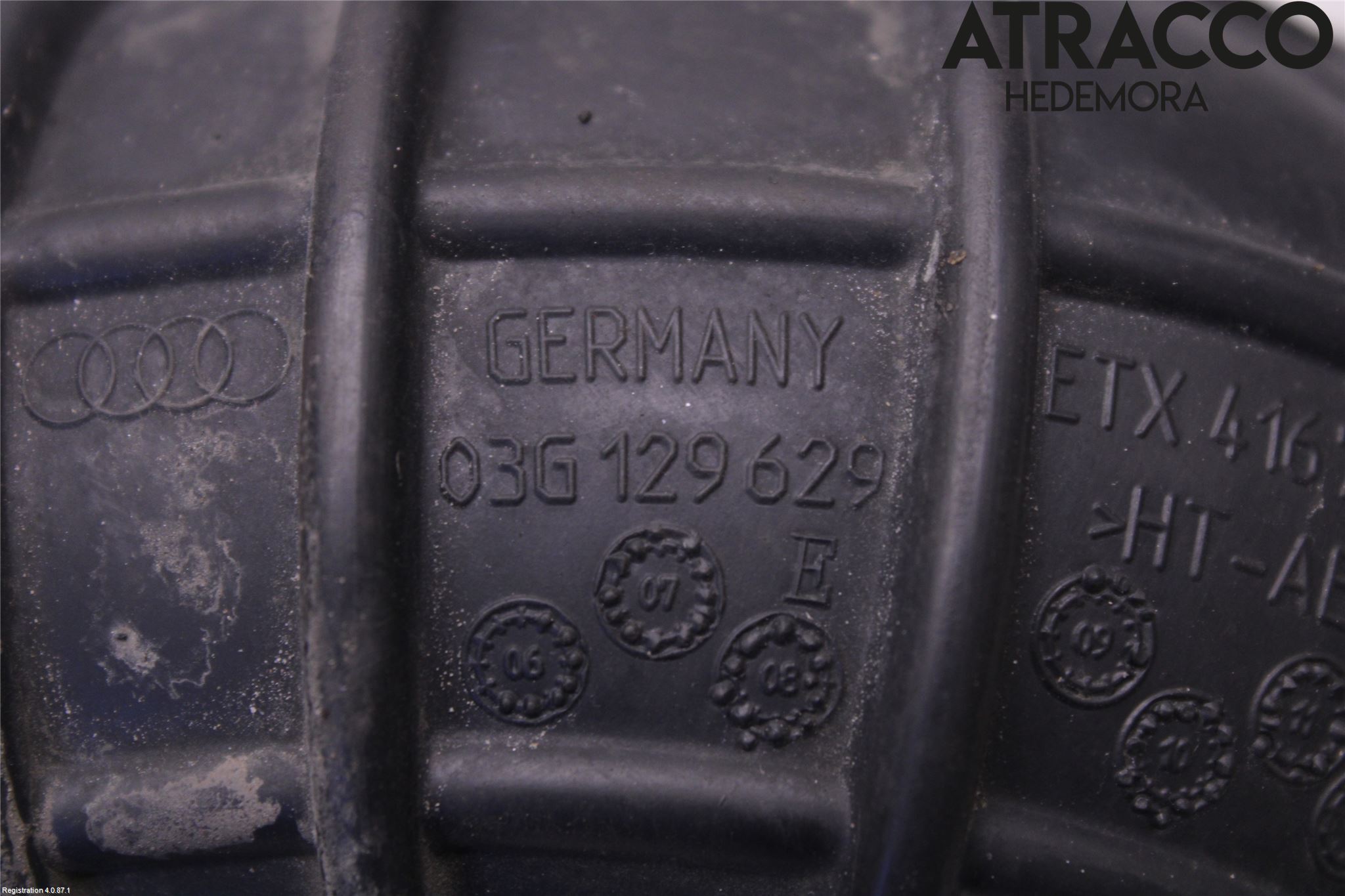 Audi A5 07-16 Injgummibälg-Slang