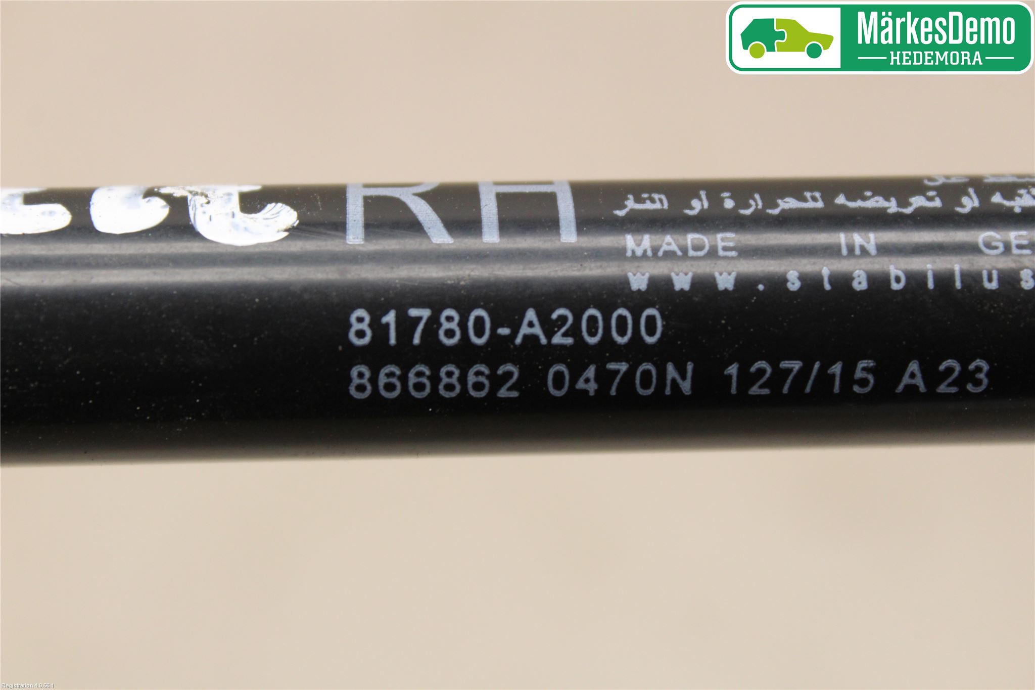 Kia CEED 12-18 Gasfjäder Baklucka