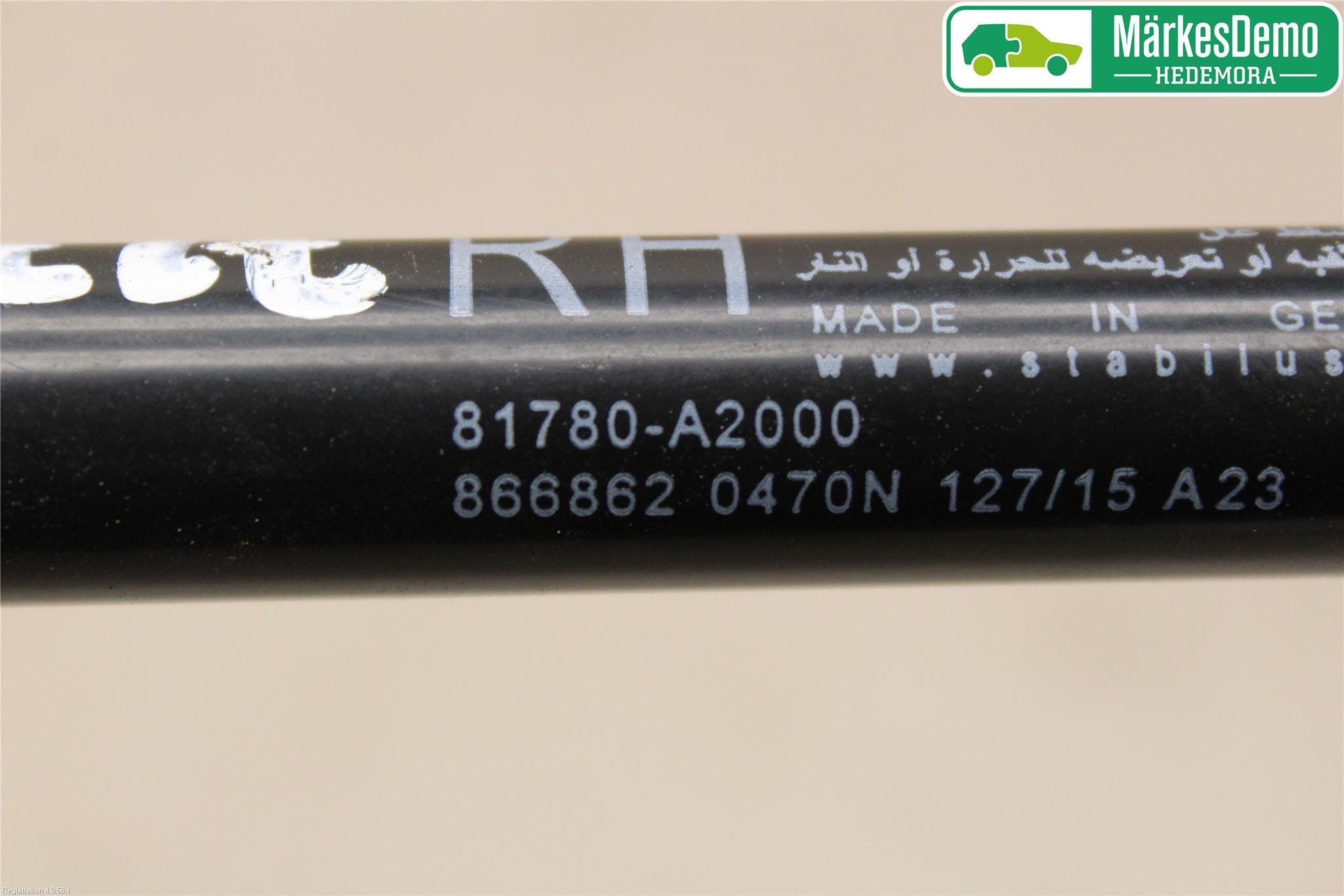 Kia CEED 12-18 Gasfjäder Baklucka