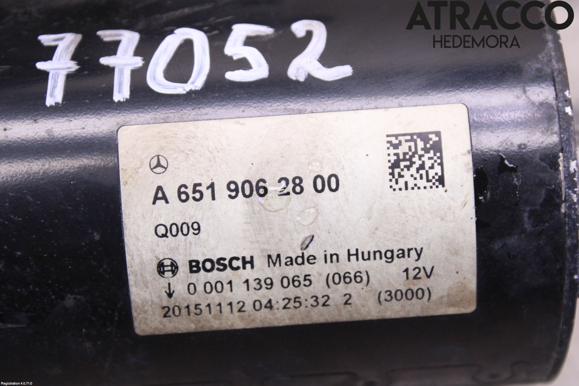 Mercedes-Benz MB E-KLASS (W212) 09-16 Startmotor Diesel